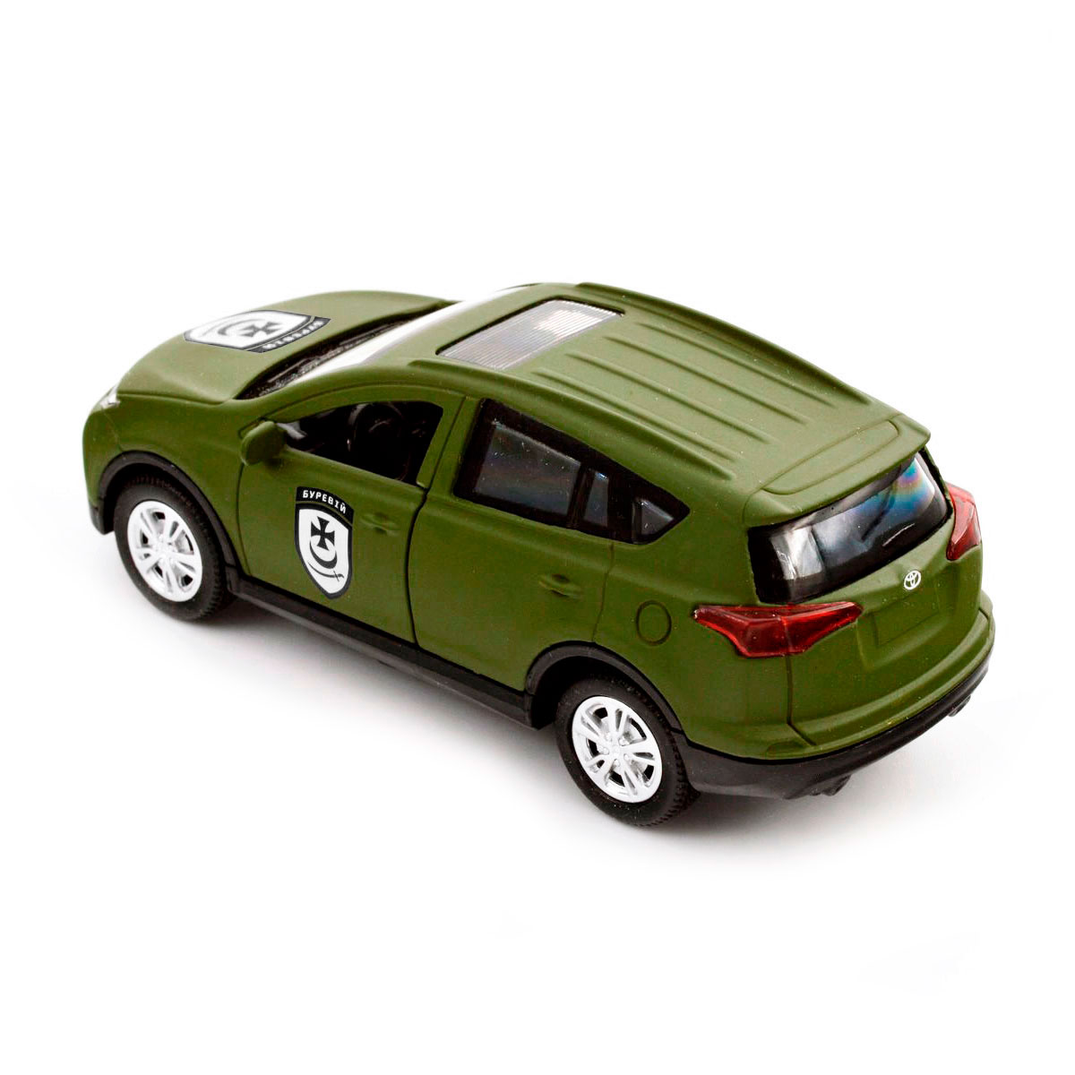 Автомодель Toyota RAV4 Буревій TechnoDrive 1:40 Шеврони Героїв металева — превʼю 10