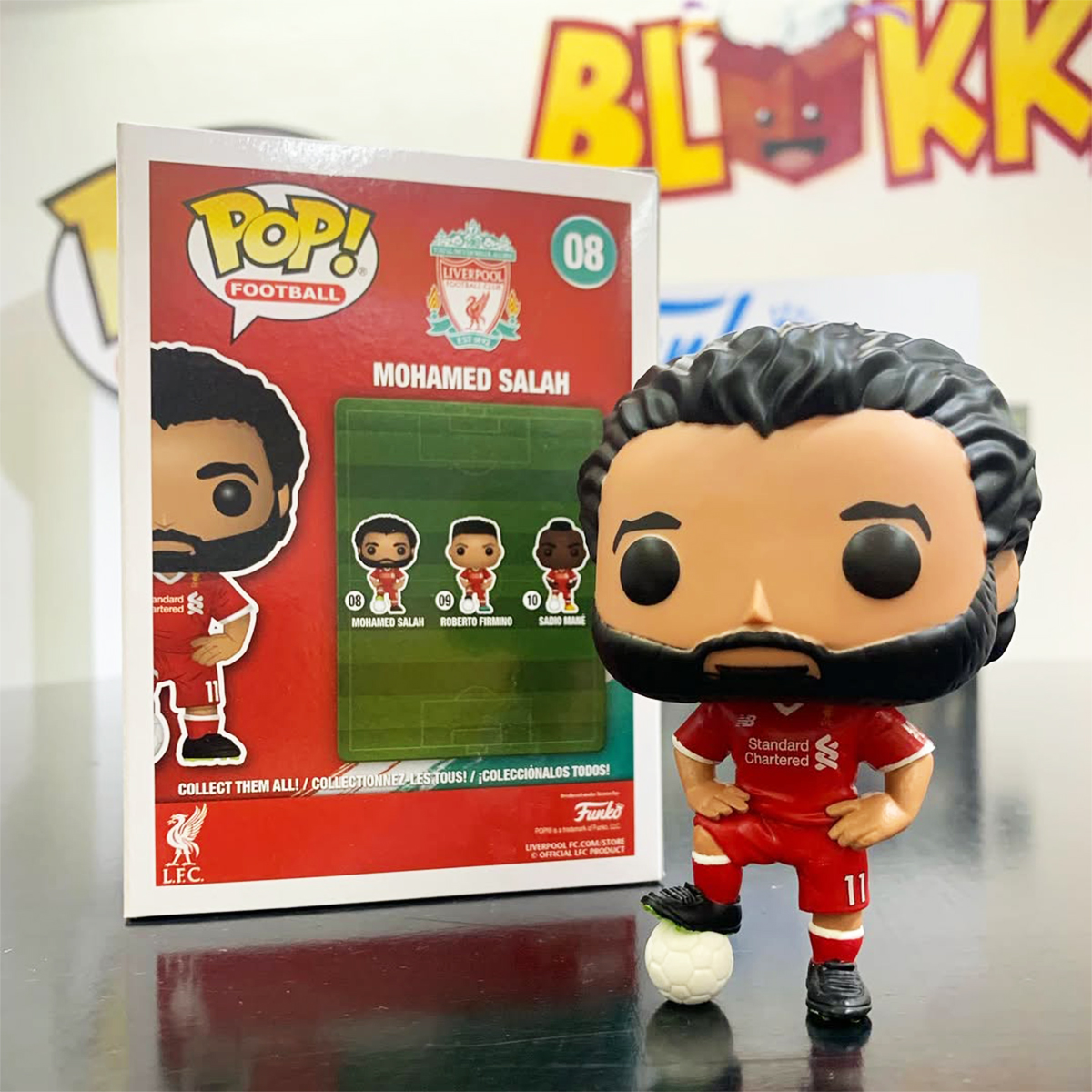 Колекційна фігурка Funko POP - Mohamed Salah - Ліверпуль Футбол — превʼю 2