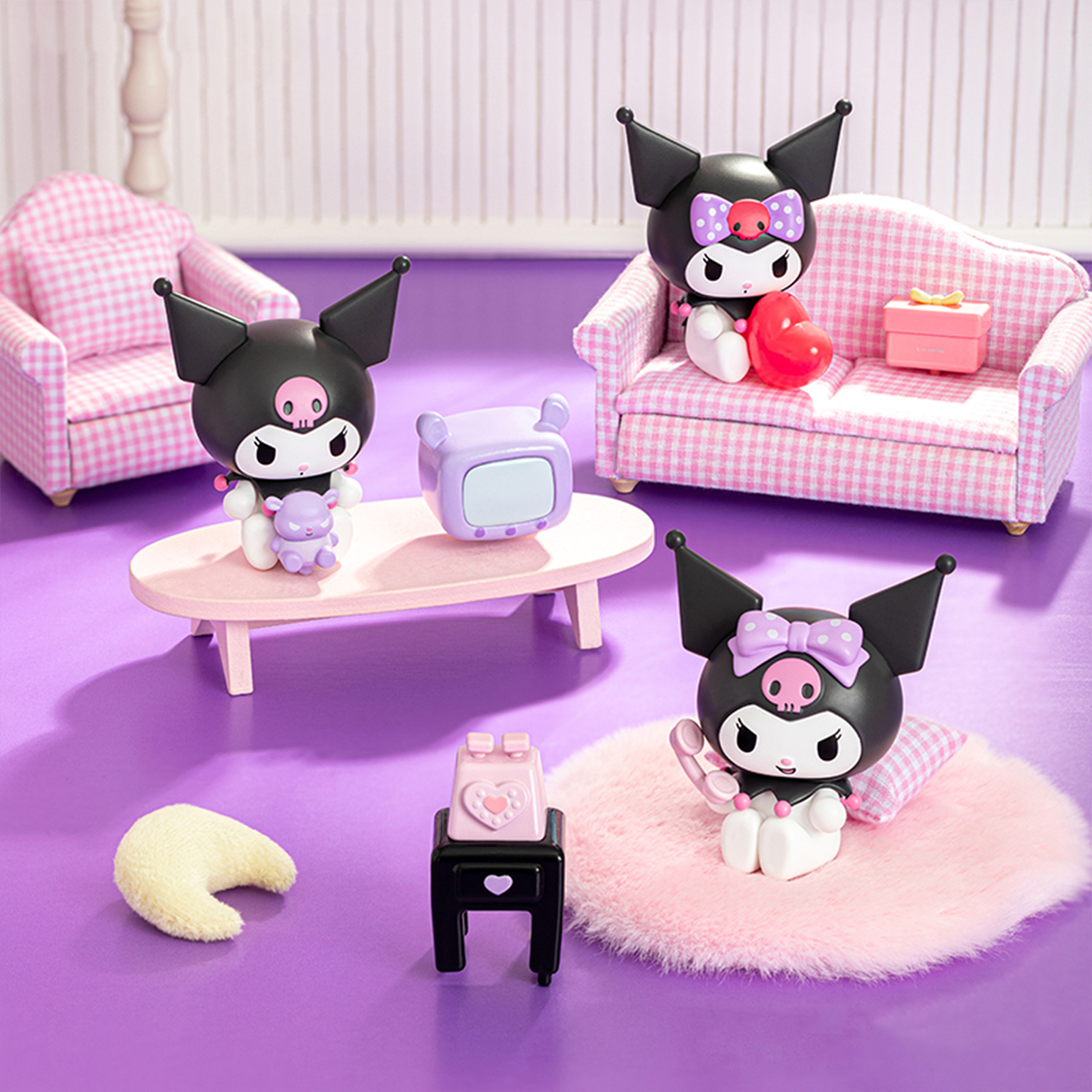 Фігурка-сюрприз Sanrio Pop Top — Куромі Kuromi — 6 см — Святковий настрій — превʼю 7