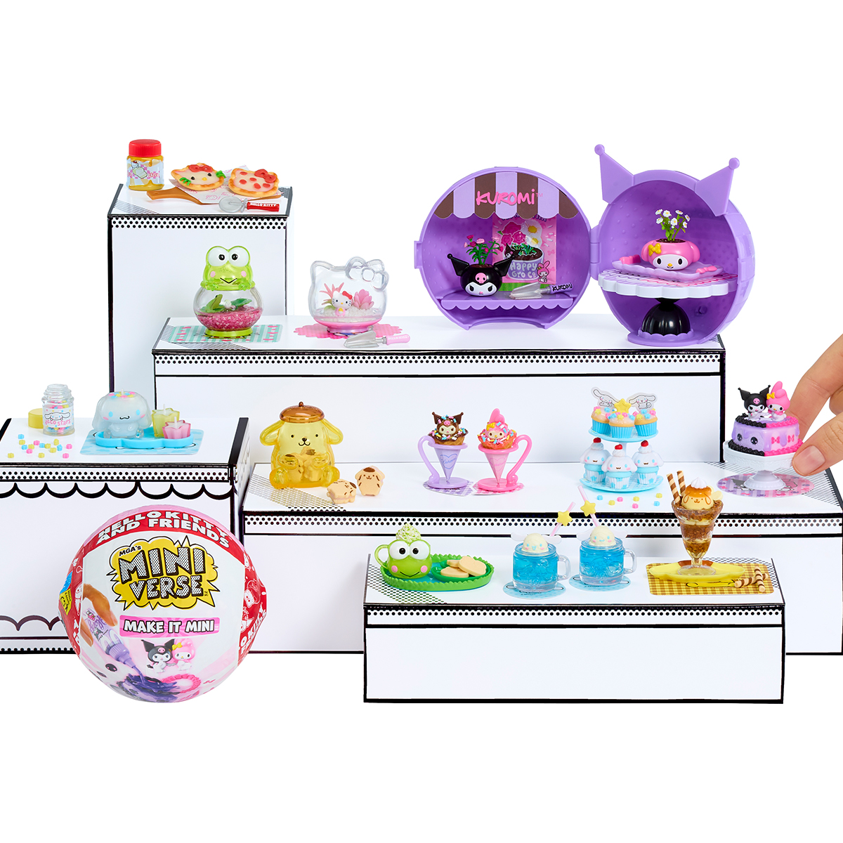 Ігровий набір Miniverse Sanrio S2 для творчості з Хеллоу Кітті та друзями — превʼю 8
