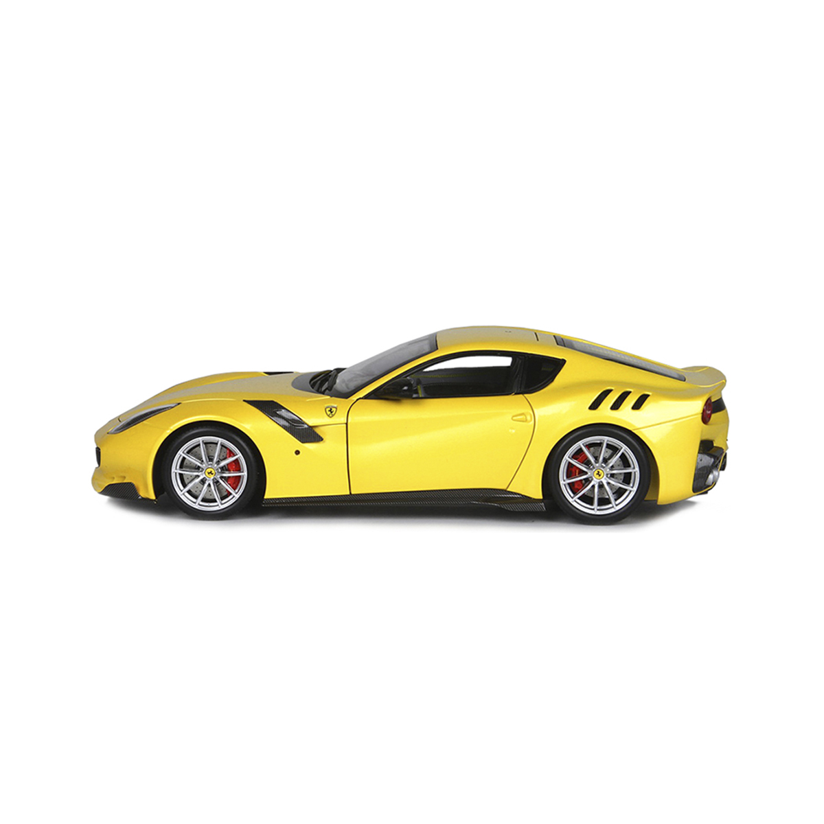 Автомодель Ferrari F12Tdf Bburago 1:24 металева - Жовта — превʼю 12