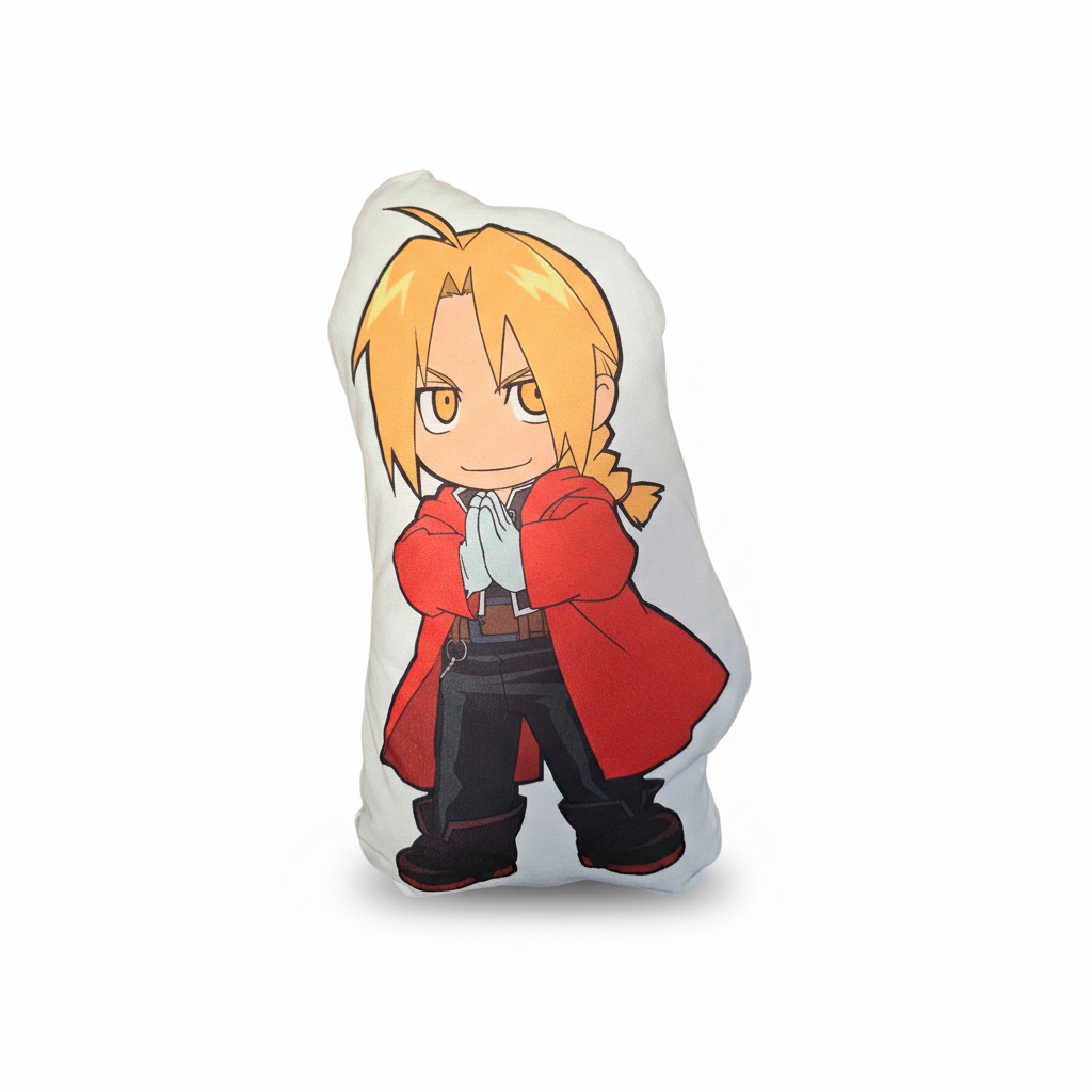 Фігурна подушка Едвард Елрік Edward Elric Сталевий алхімік Fullmetal Alchemist 30x40 см