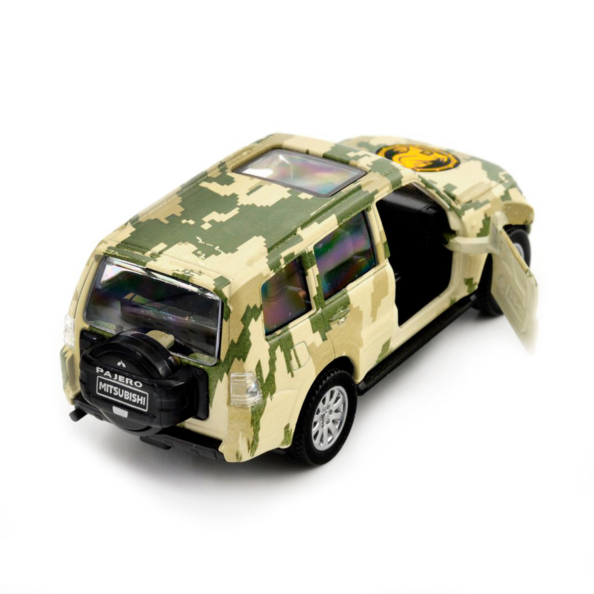 Автомодель Mitsubishi Pajero 4WD Turbo 47 ОМБр Шеврони Героїв 1:43 — превʼю 2