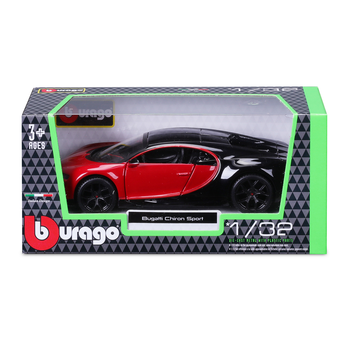 Автомодель Bburago Bugatti Chiron Sport 1:32 металева — превʼю 7