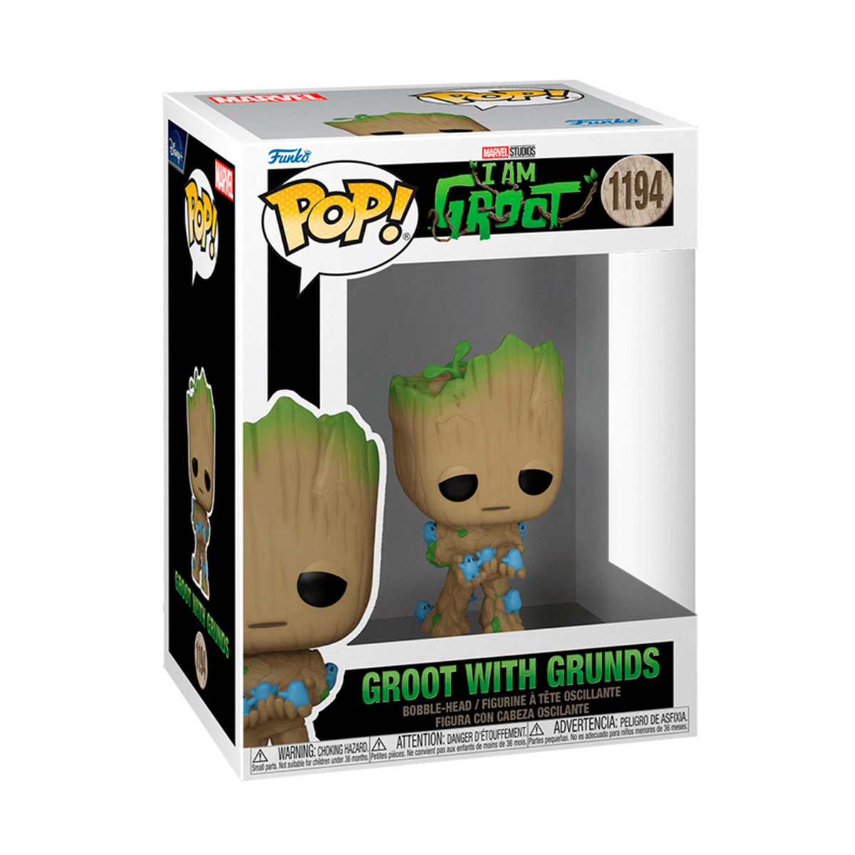 Фігурка Ґрут (Groot) з Ґрундсами — Funko Pop — Я є Ґрут — превʼю 4