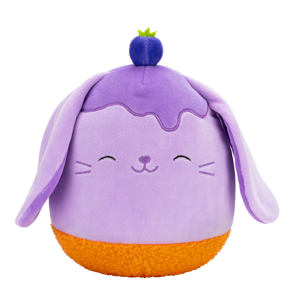 М'яка іграшка Squishmallows – Чорничний кролик (Blueberry Bunny) – 19 см — превʼю 1