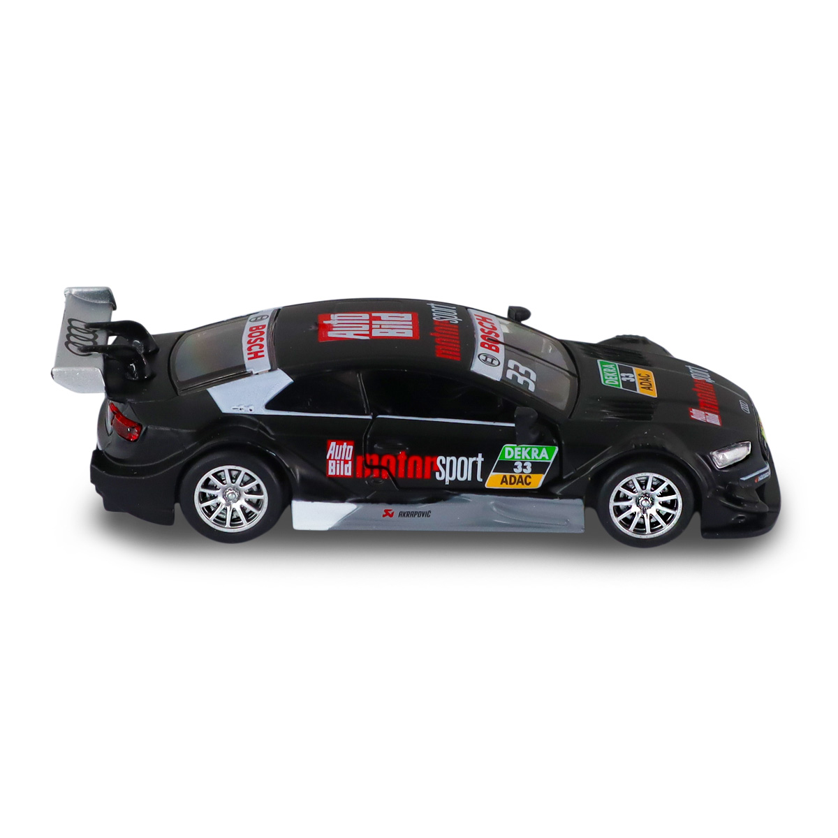 Автомодель TechnoDrive Audi RS 5 DTM 1:43 металева Чорна — превʼю 11