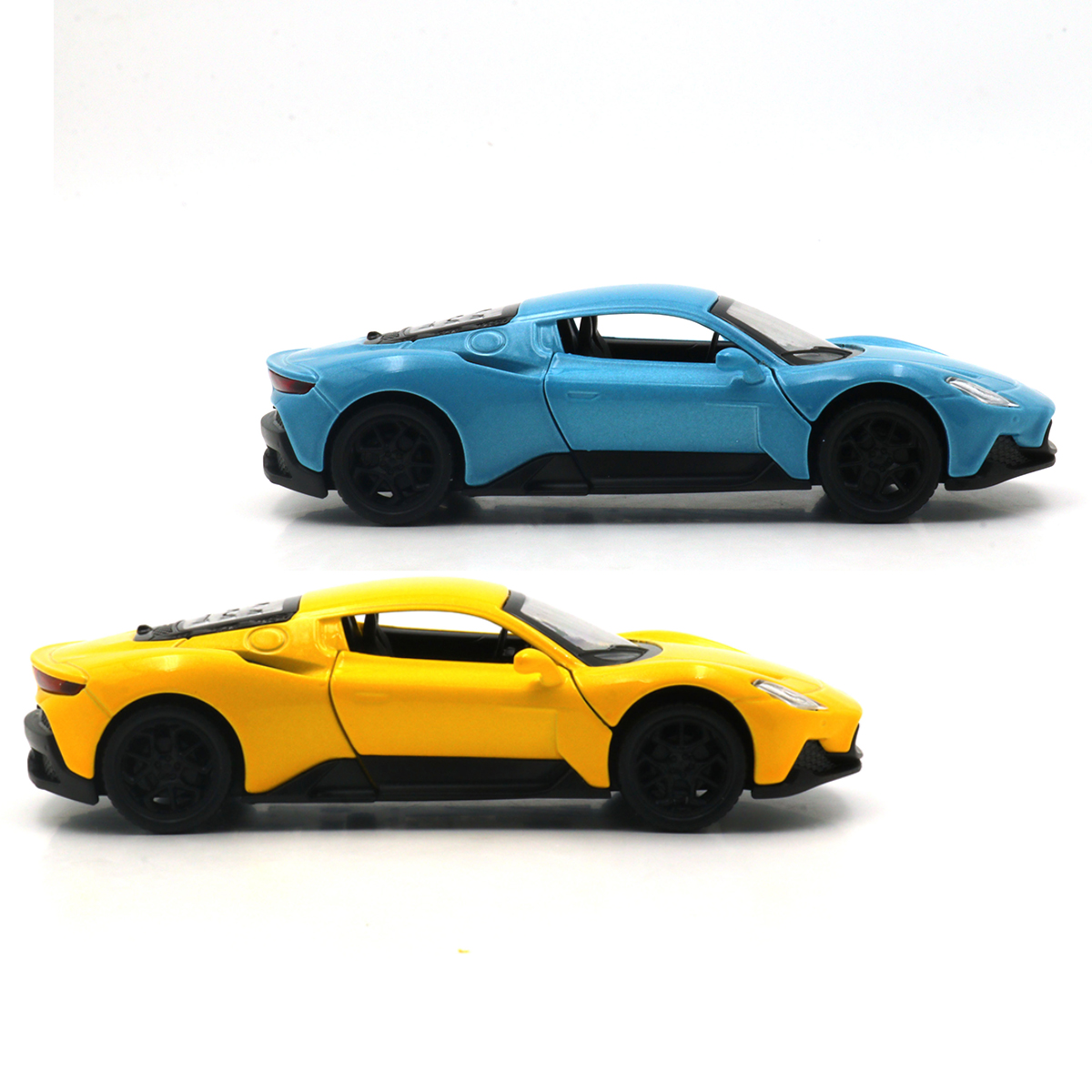 Автомодель Techno Drive Maserati MC20 металева 1:41 синя — превʼю 4