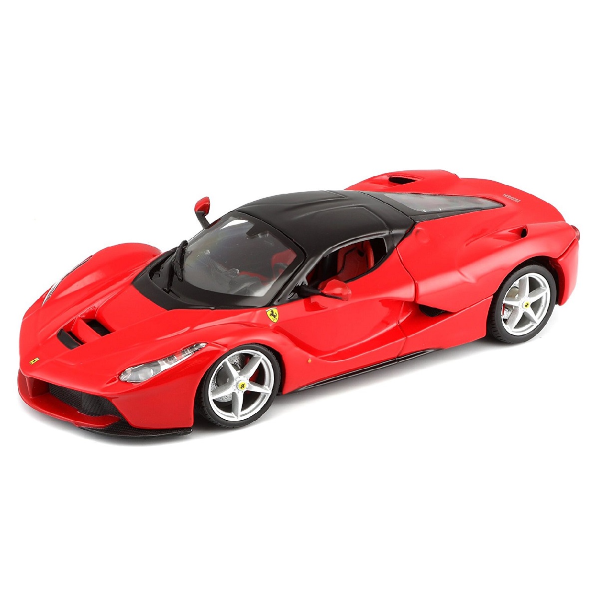 Автомодель Bburago Laferrari 1:24 металева з гумовими шинами — превʼю 2