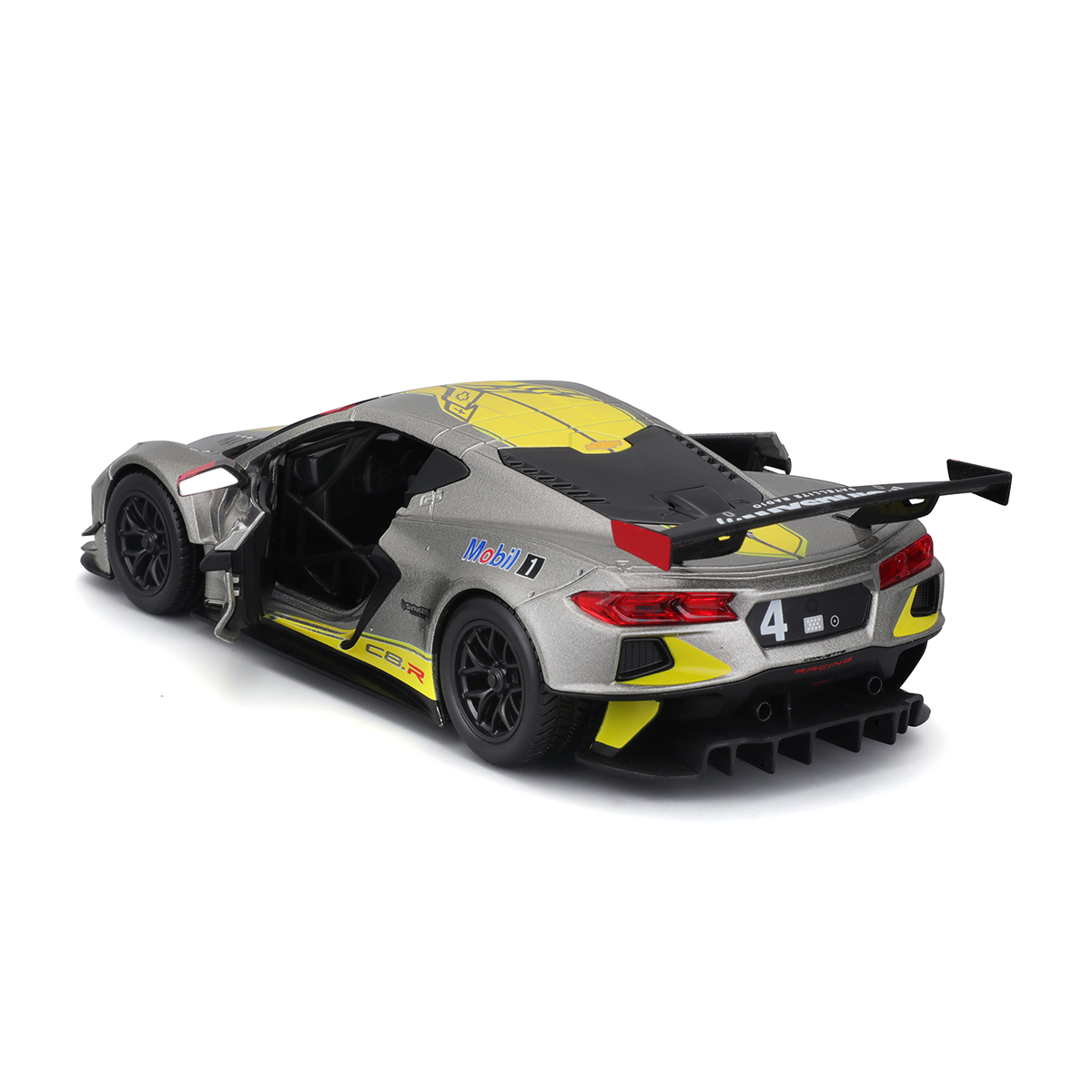 Автомодель Bburago Chevrolet Corvette C8.R 1:24 Сіра — превʼю 4