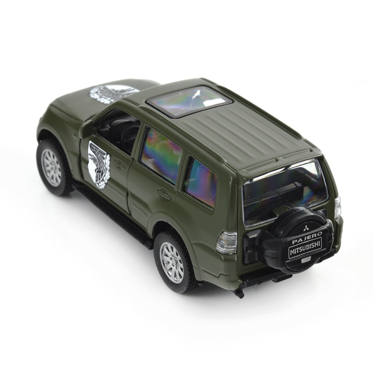 Колекційна автомодель TechnoDrive Mitsubishi Pajero 93 ОМБр Шеврони Героїв 1:42 — превʼю 10