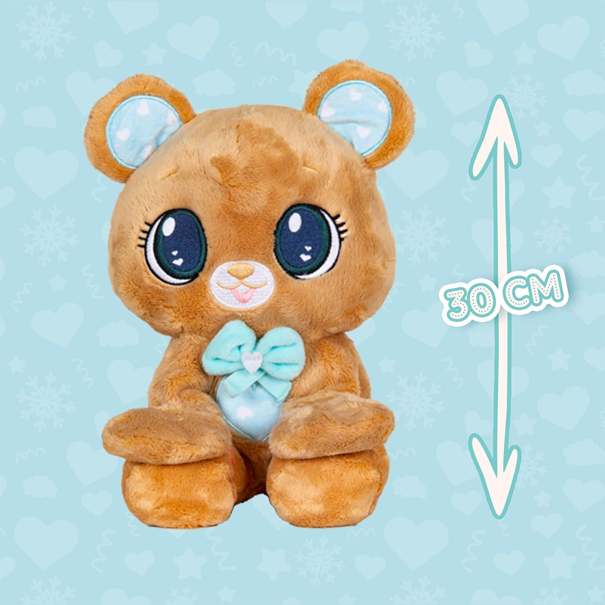 М'яка іграшка Peekapets — Ведмедик (Bear) — Коричневий — превʼю 6