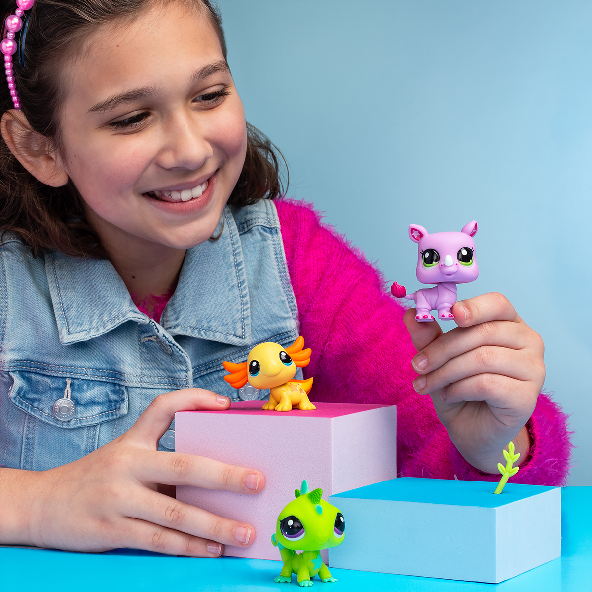Ігровий набір дитячий Littlest Pet Shop Настрій дикої природи Hasbro 3 фігурки — превʼю 4