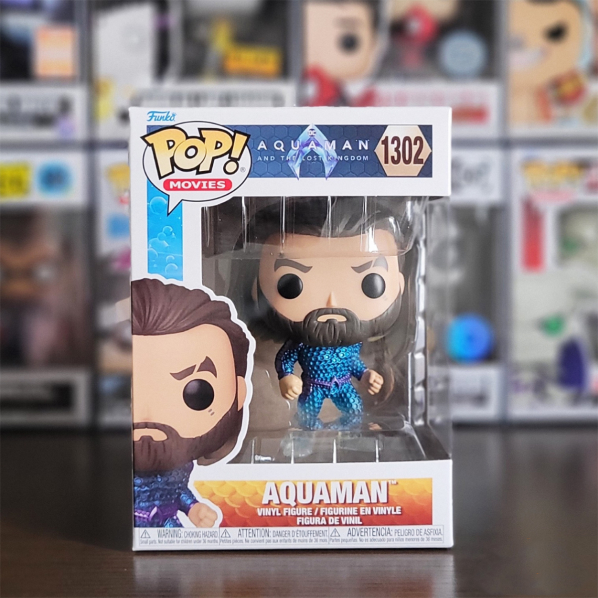 Ігрова фігурка Funko POP Aquaman-Аквамен колекційна супергеройська вінілова — превʼю 5