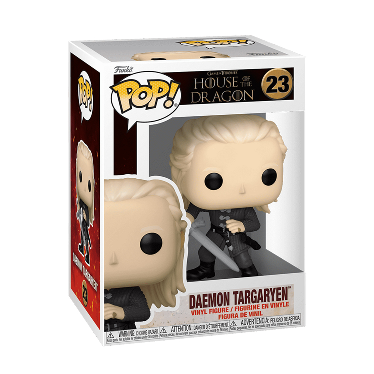 Колекційна ігрова фігурка Funko POP - Дім Дракона - Деймон Тарґарієн з мечем