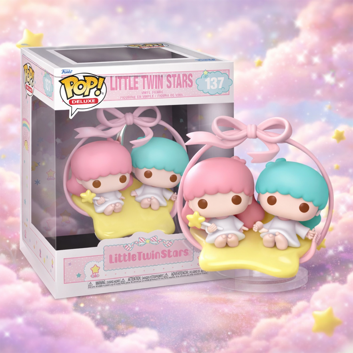 Колекційна ігрова фігурка Funko POP - Little Twin Stars Kiki and Lala — превʼю 3