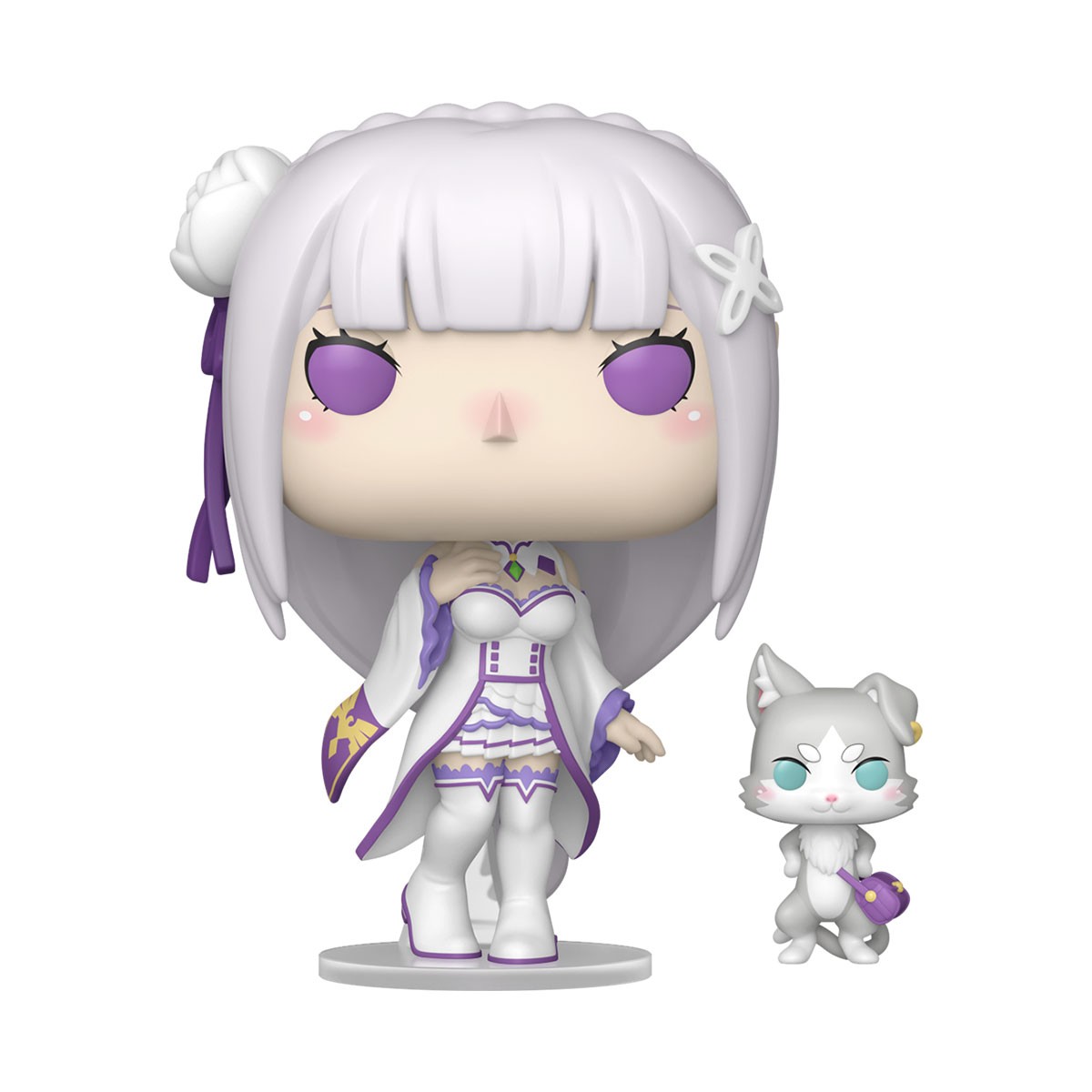 Фігурка Емілія (Emilia) та Пак (Puck) — Funko Pop — Re:ZERO — превʼю 2