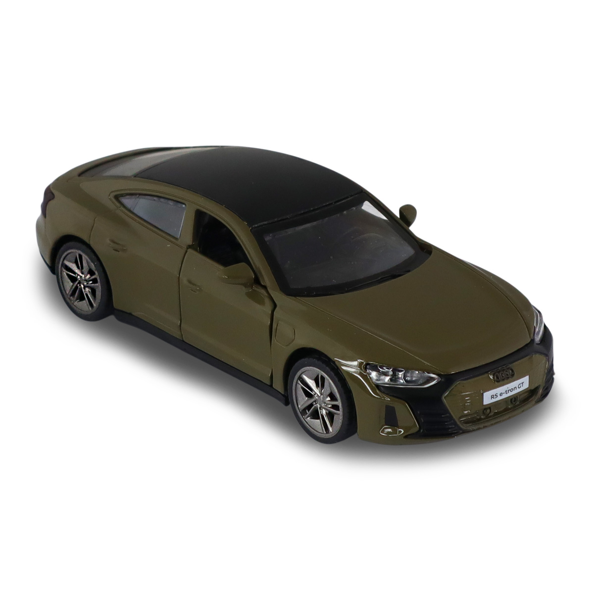 Автомодель Audi RS E-tron GT Techno Drive 1:43 металева з функцією pull back Коричнева — превʼю 13