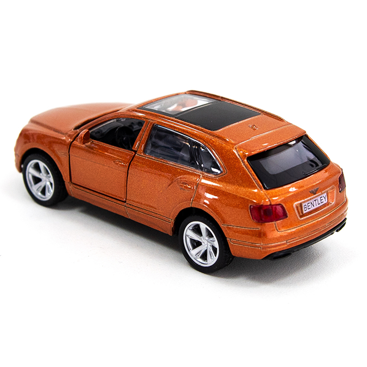 Автомодель Bentley Bentayga Techno Drive металева помаранчева — превʼю 6