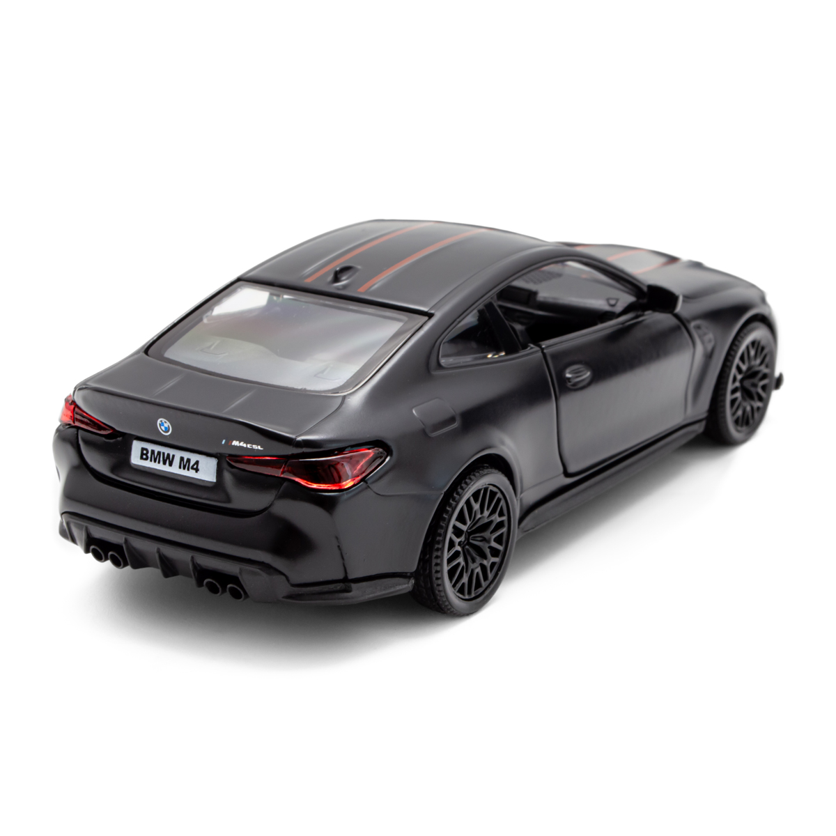 Автомодель BMW M4 CSL 2023 Techno Drive 1:38 металева Чорна — превʼю 11
