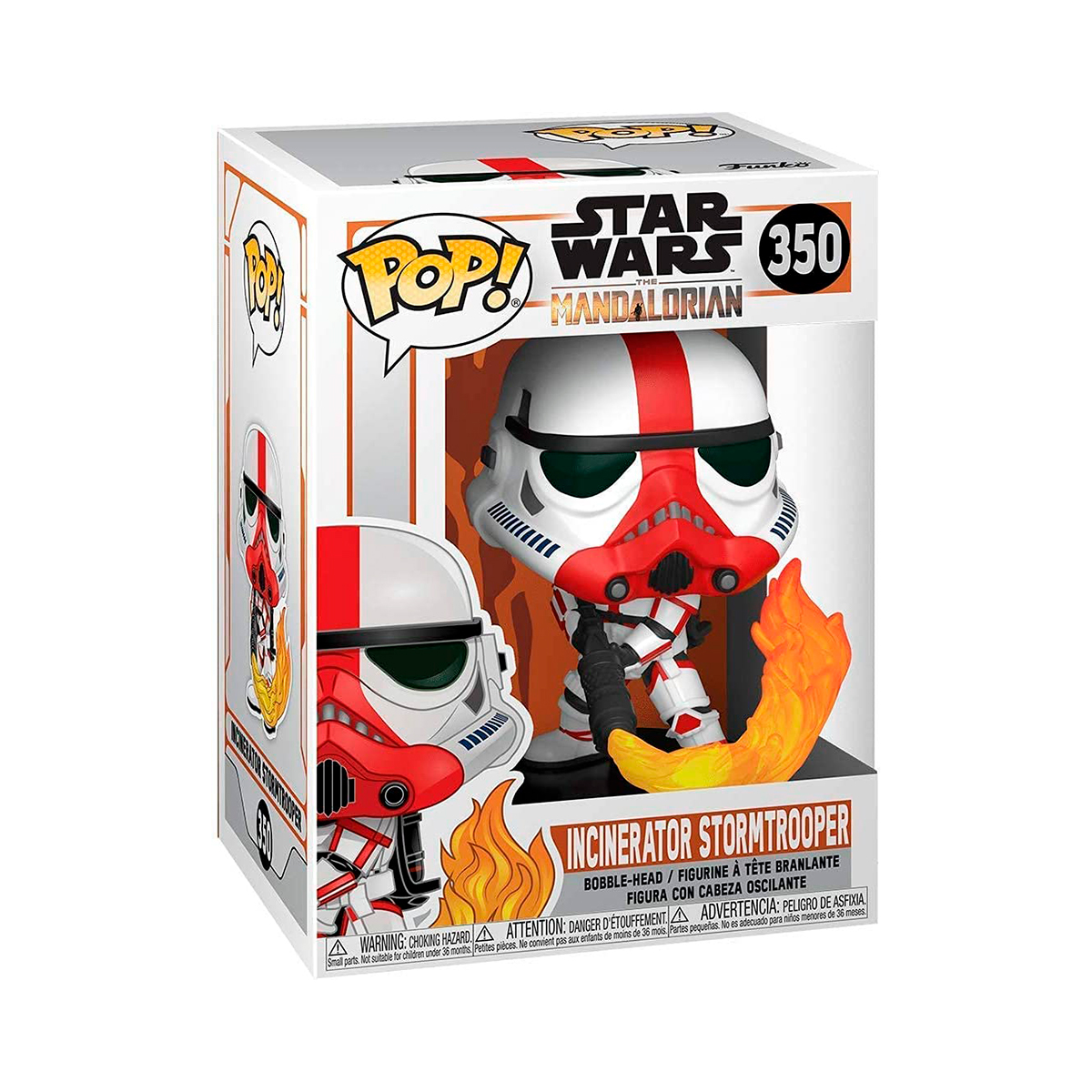 Ігрова фігурка Колекційна Funko POP Star Wars The Mandalorian - Incinerator Stormtrooper — превʼю 5