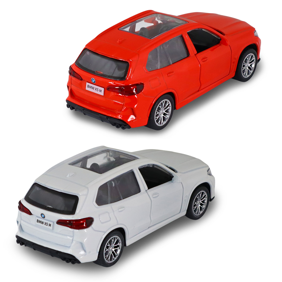 Автомодель BMW X5 M Techno Drive металева 1:43 pull-back Біла — превʼю 11