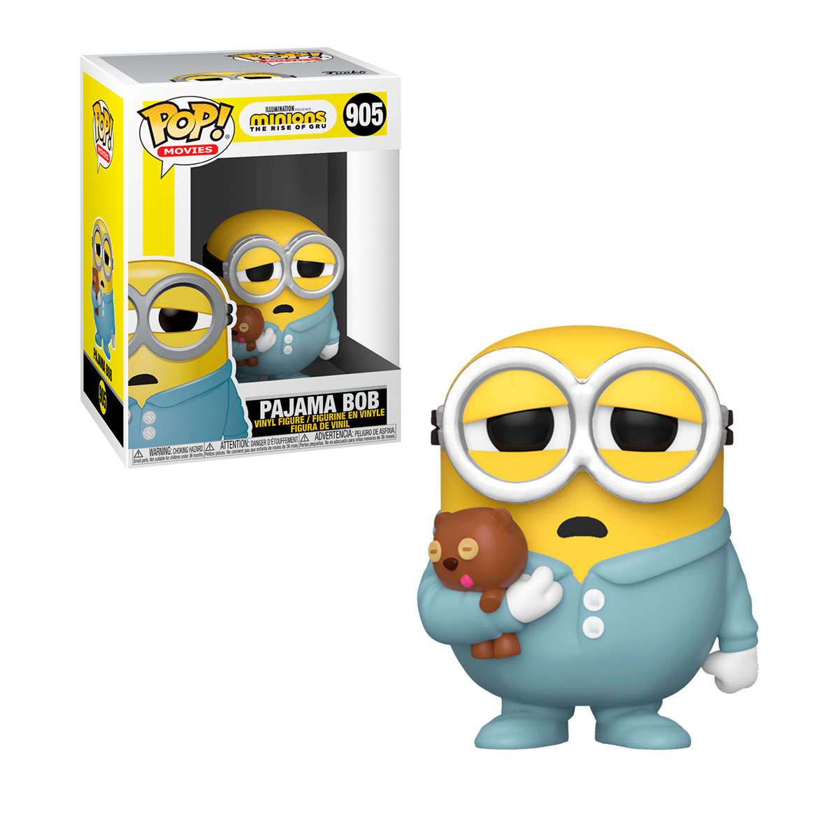 Колекційна ігрова фігурка Minions Bob - Funko POP у піжамі Мультяшний — превʼю 2