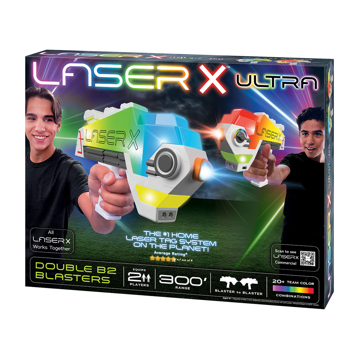 Ігровий набір для лазерних боїв Laser X Ultra для двох гравців 91 метр — превʼю 8