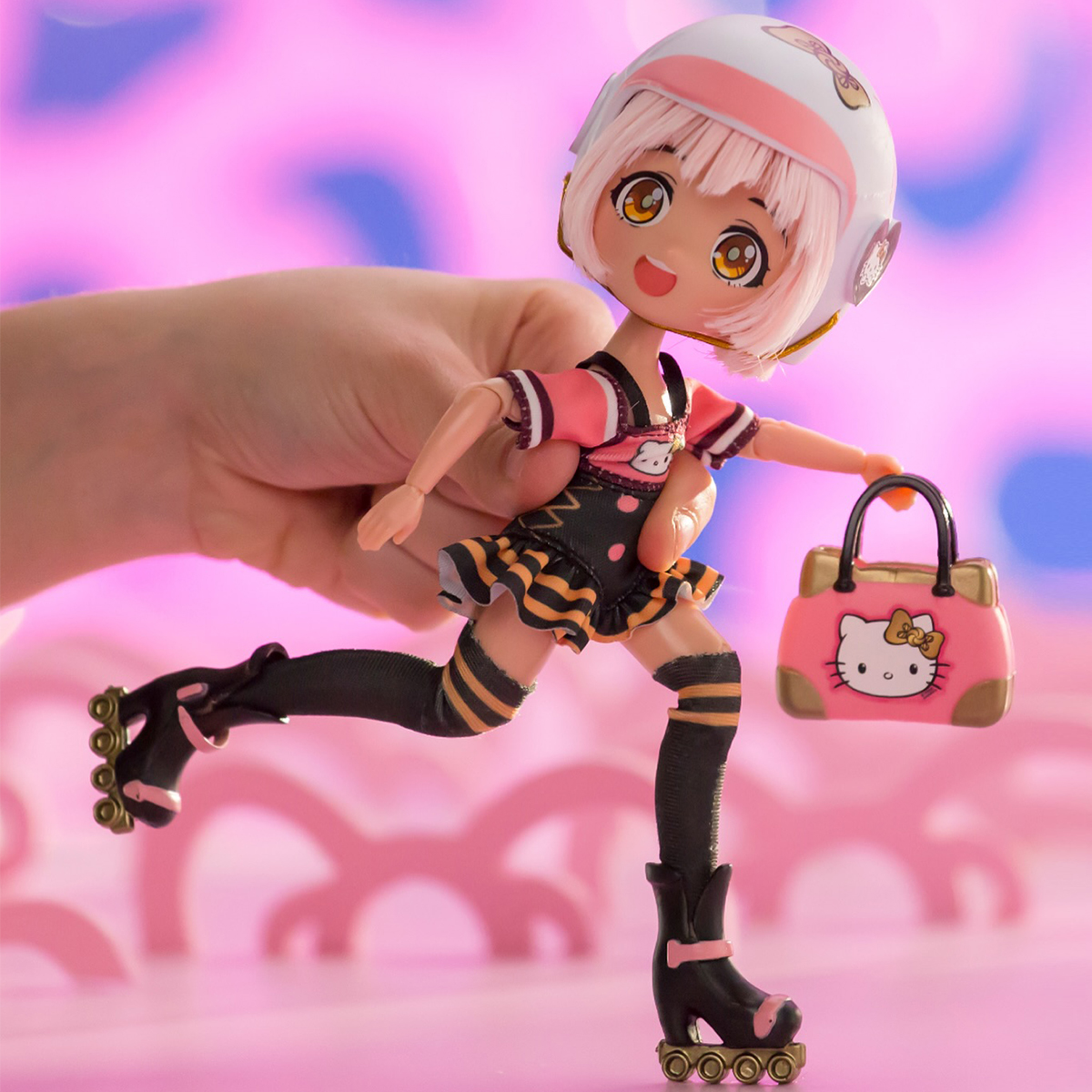 Ігровий набір лялька Hello Kitty Золота Ролер Діва 4SF Manga Dolls 19,5 см — превʼю 5