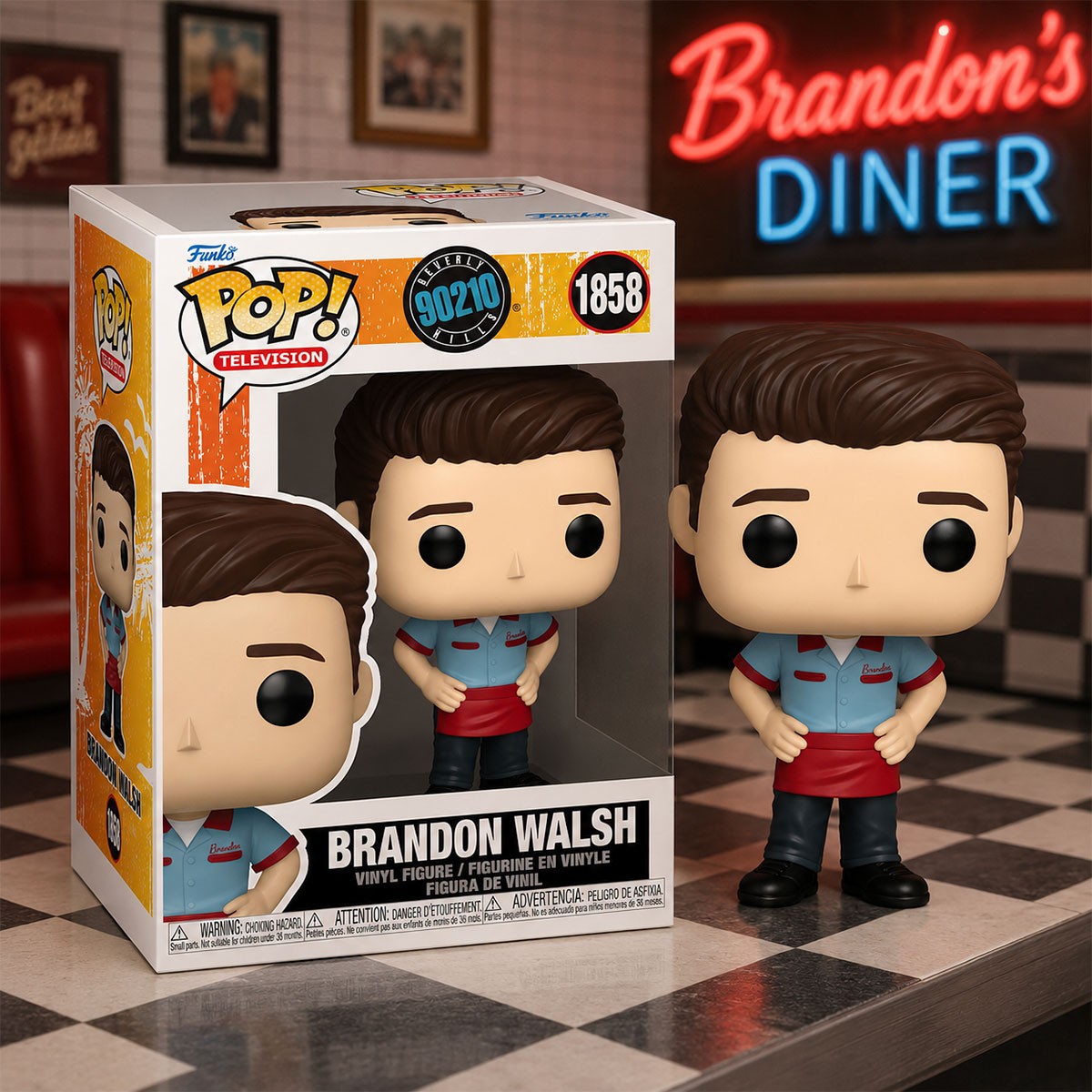 Ігрова фігурка Funko POP! Brandon Walsh серія Беверлі-Гіллз — превʼю 3