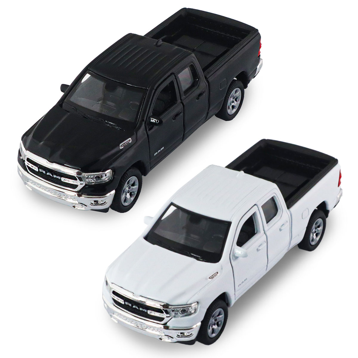 Автомодель RAM 1500 2019 Techno Drive металева 1:43 Біла — превʼю 1