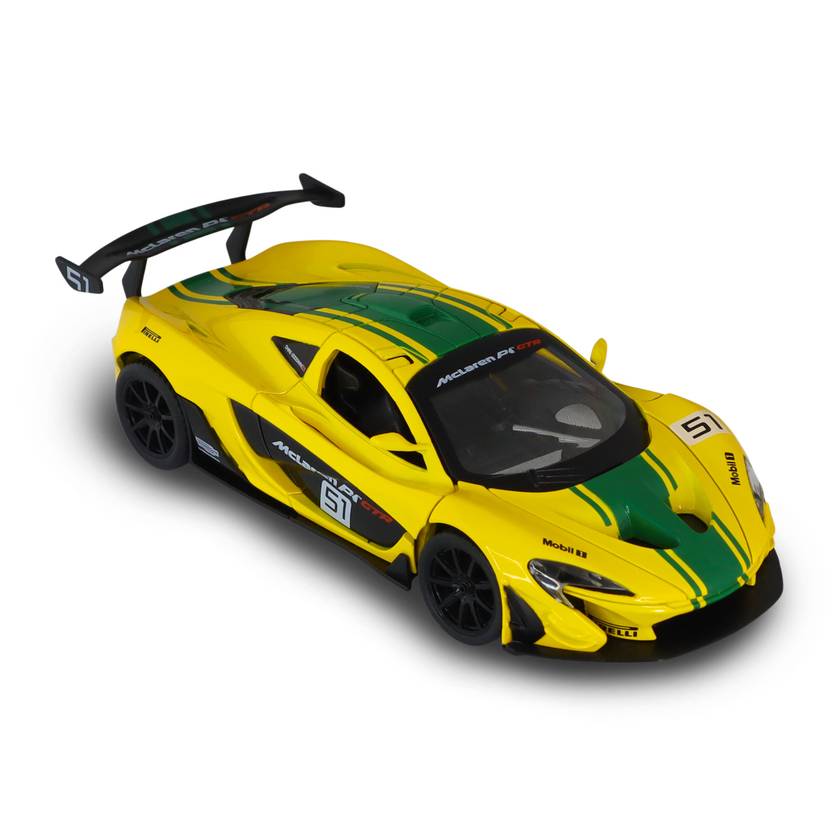 Автомодель McLaren P1 Techno Drive 1:24 Жовта — превʼю 13