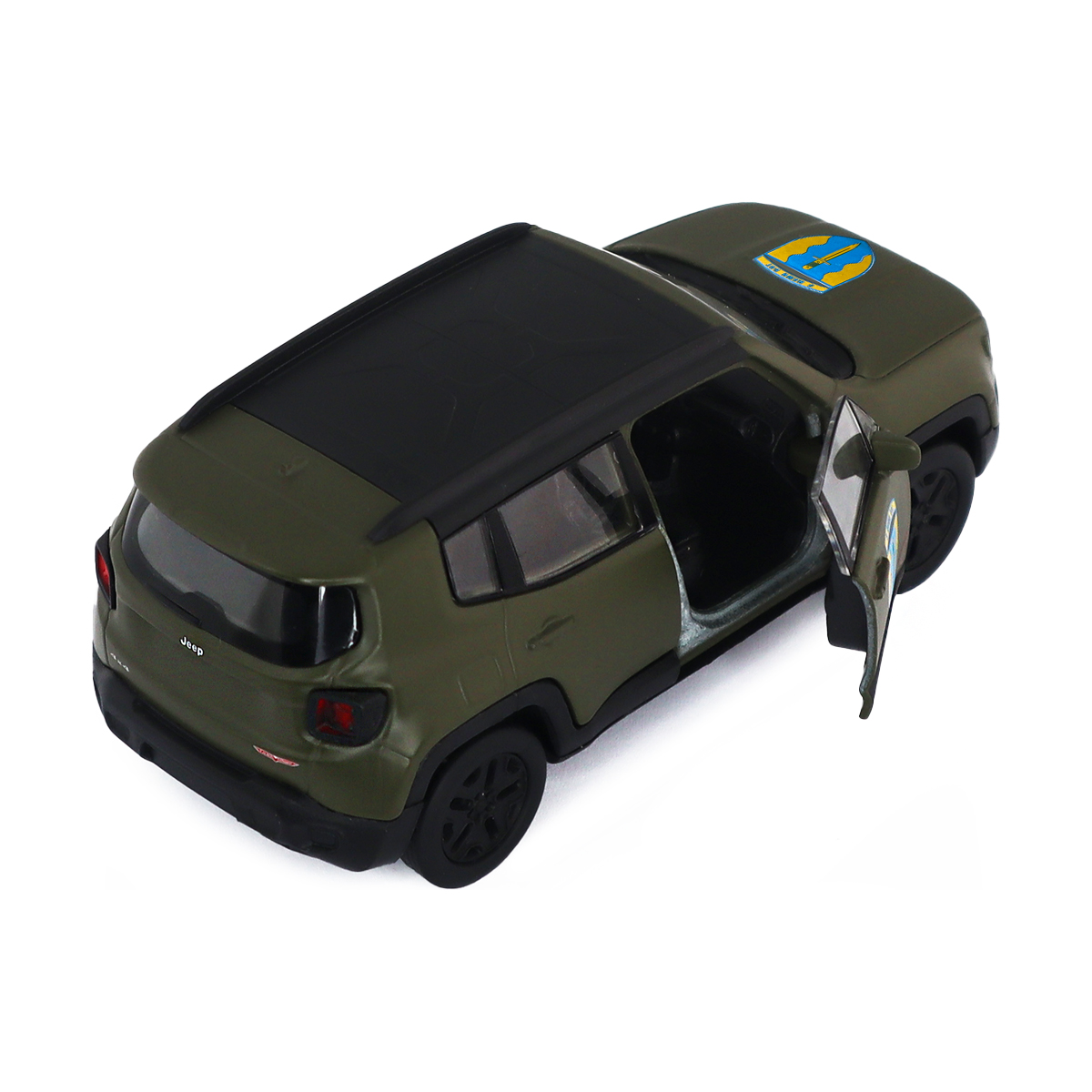 Колекційна автомодель Jeep Renegade Trailhawk Айдар TechnoDrive 1:40 металева — превʼю 2