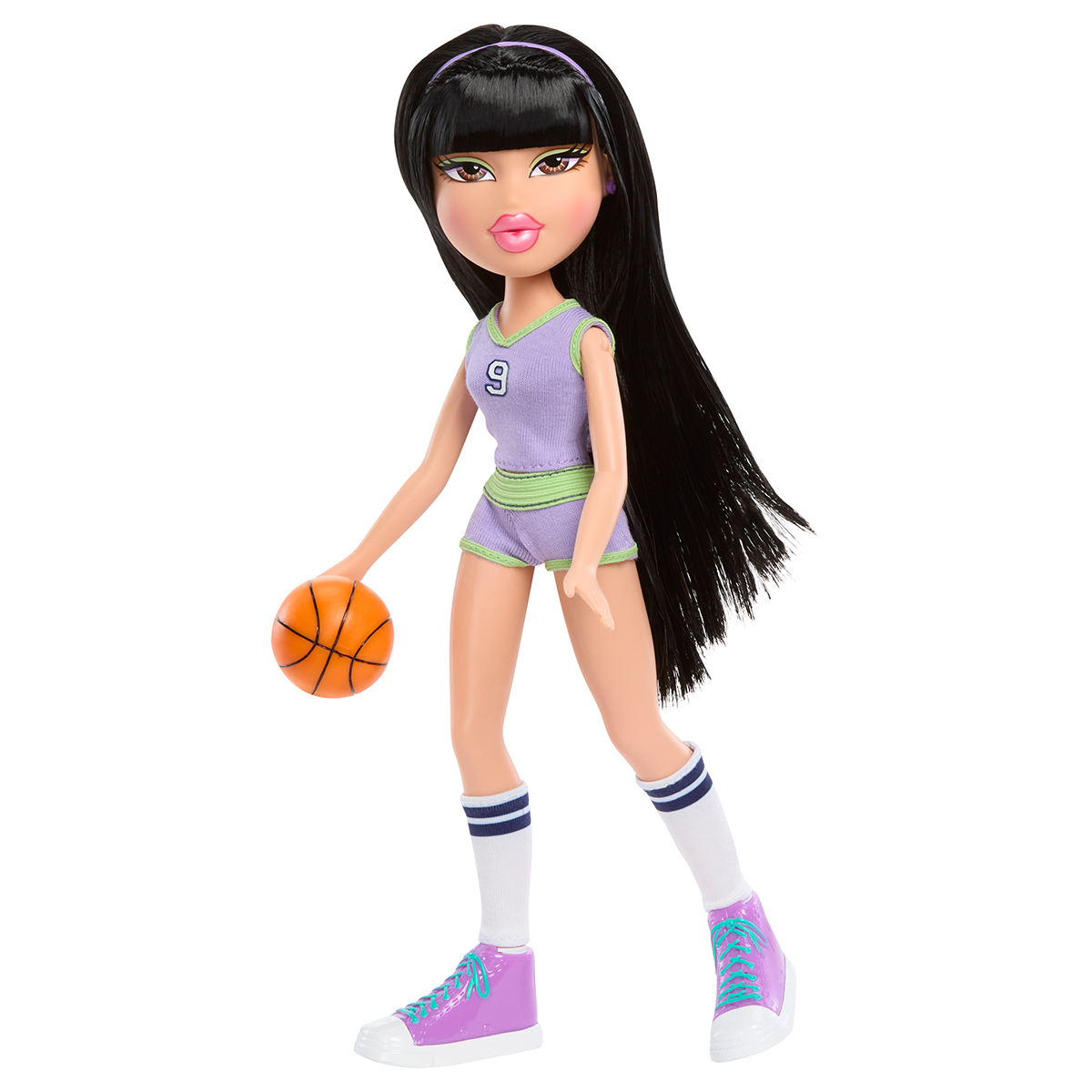 Ігровий набір баскетболістка Джейд Bratz Play Sportz 29 см чорне волосся — превʼю 4