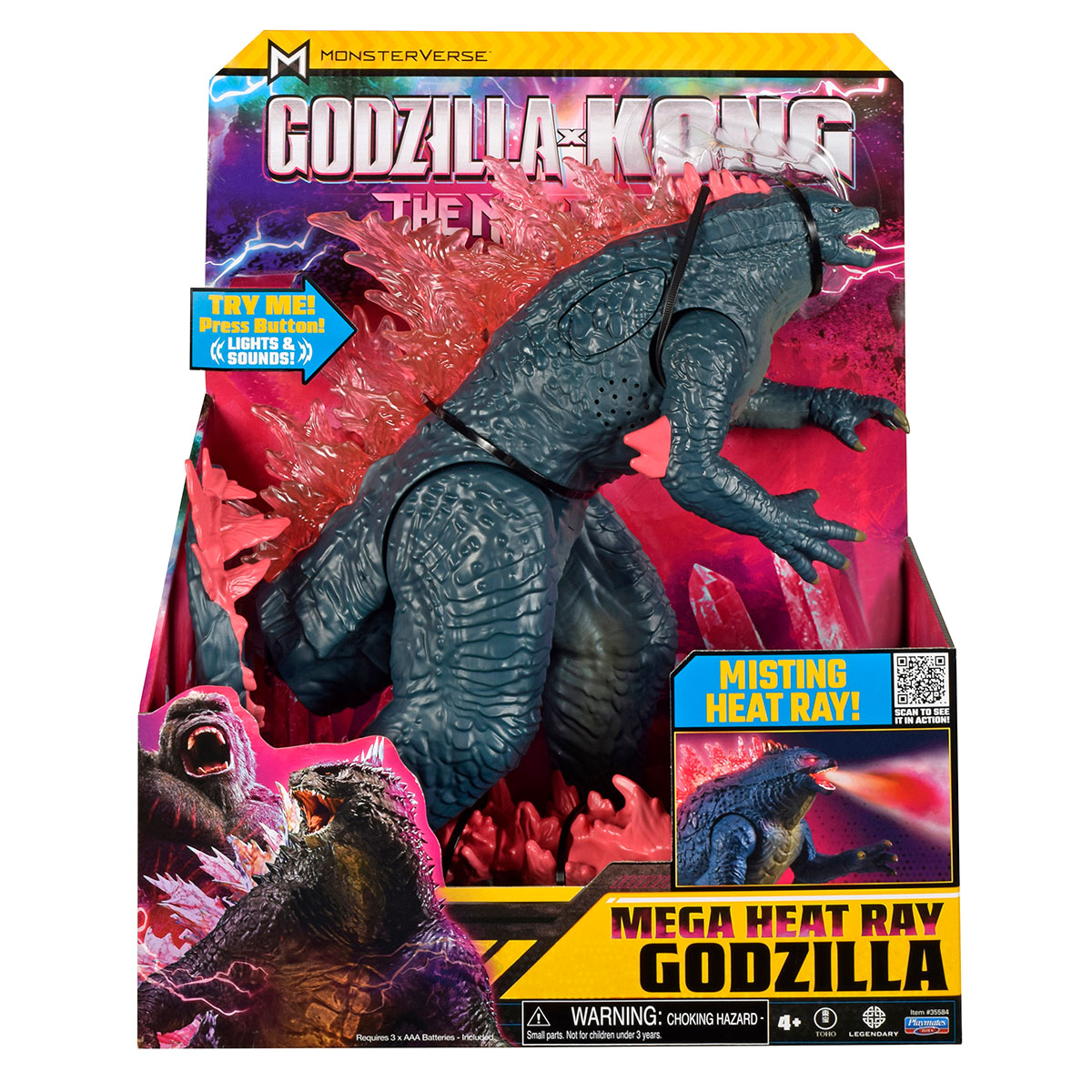 Фігурка Godzilla x Kong МегаҐодзілла делюкс 33 см зі світлом та звуком — превʼю 8