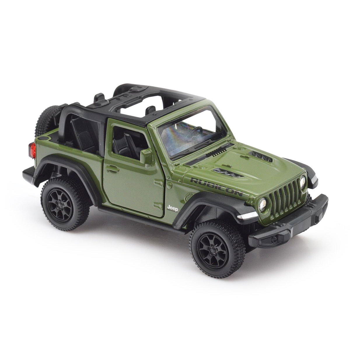 Автомодель Jeep Wrangler Rubicon 2021 Techno Drive 1:32 металева Зелена — превʼю 8
