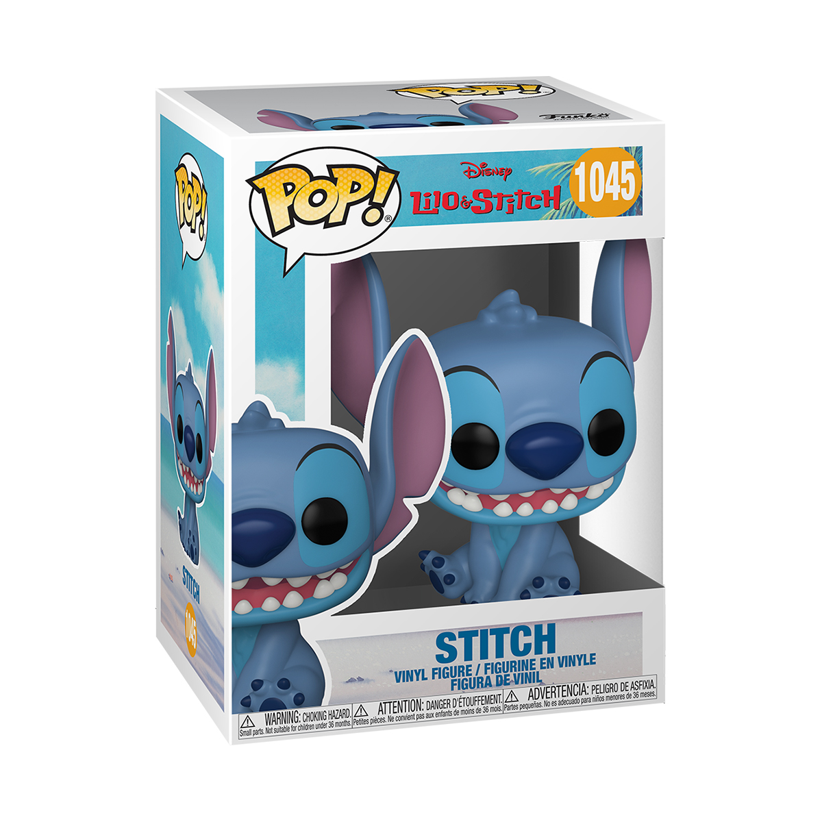 Колекційна ігрова фігурка Stitch - Lilo and Stitch Funko POP мультфільм Синій — превʼю 1