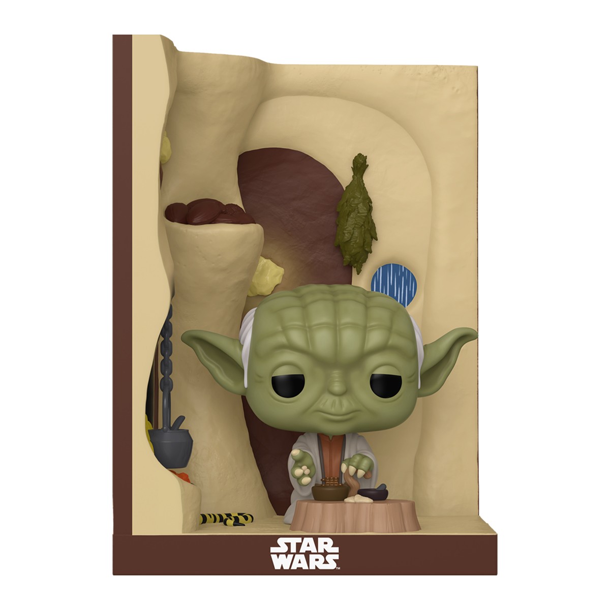 Ігрова фігурка Колекційна Funko POP Star Wars - Хатинка Йоди Yoda Hut — превʼю 2
