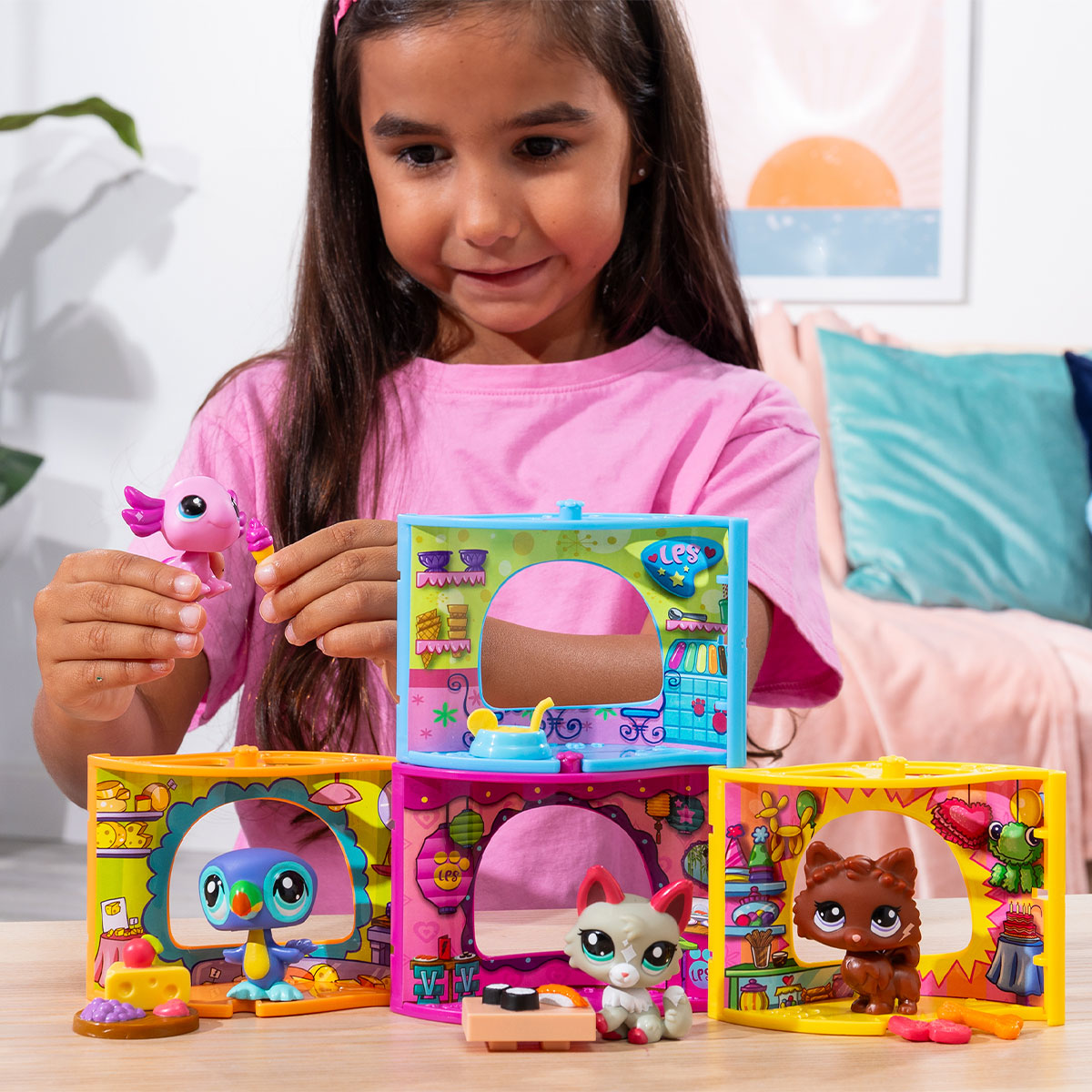 Ігровий набір Крамничка морозива дитячий Hasbro Littlest Pet Shop з фігуркою — превʼю 6