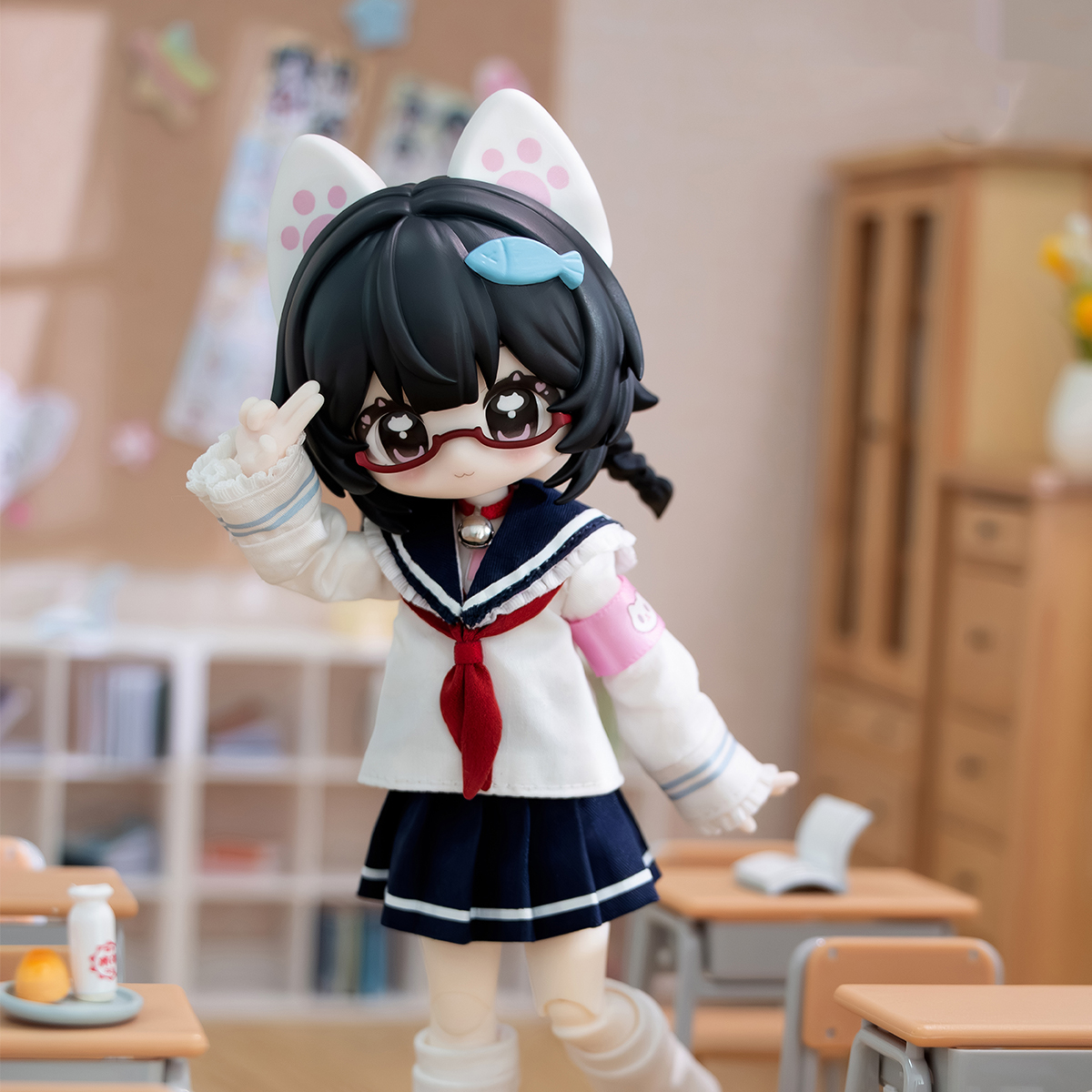 Шарнірна лялька BJD POP TOP JOTOYS Ключик щастя 17 см з аксесуарами — превʼю 10