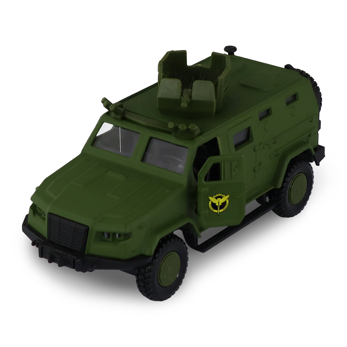 Модель іграшкова TechnoDrive Козак-2М1 Шеврони Героїв ГУР МО металева 12 см — превʼю 15