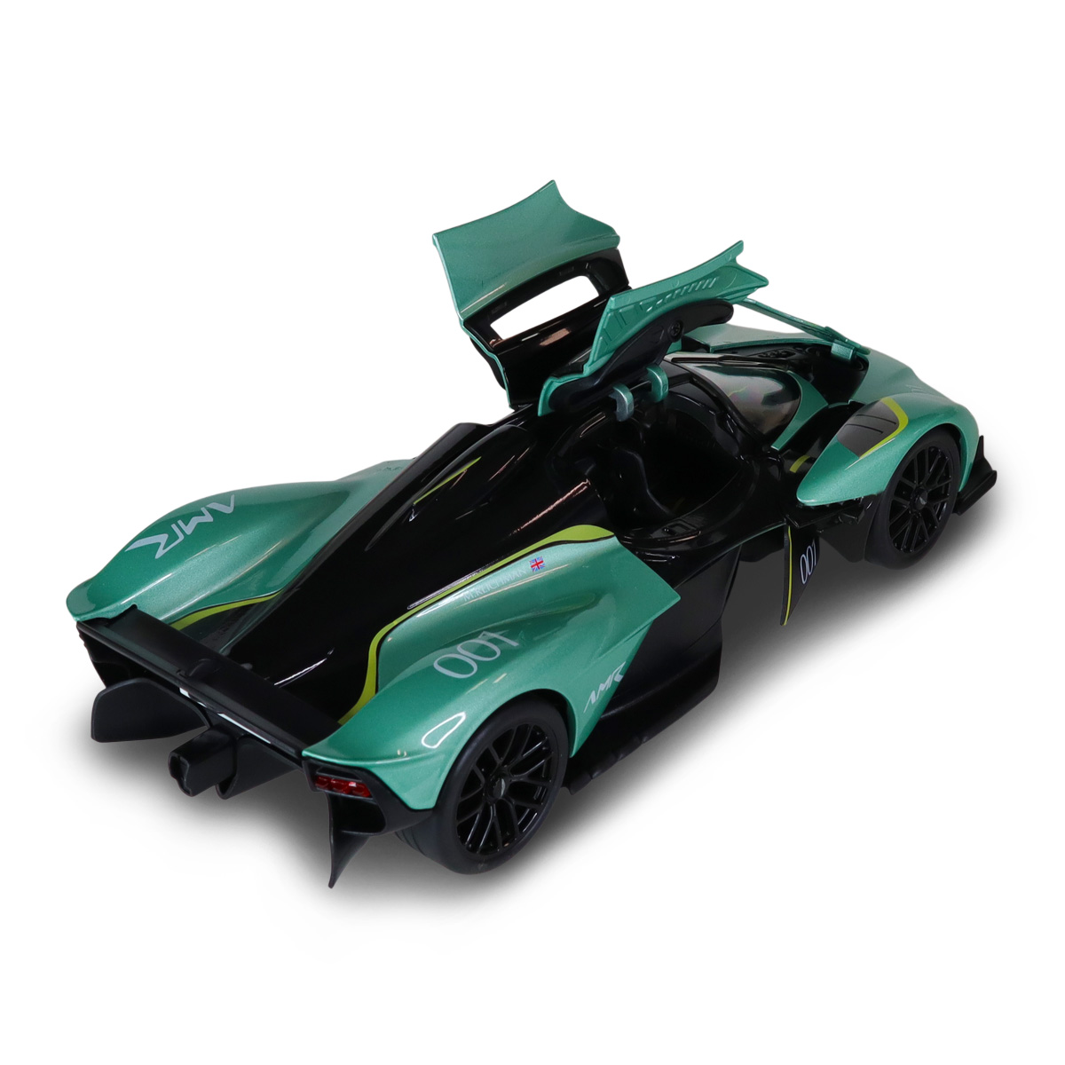 Автомодель Aston Martin Valkyrie Techno Drive 1:18 металева Зелена — превʼю 2