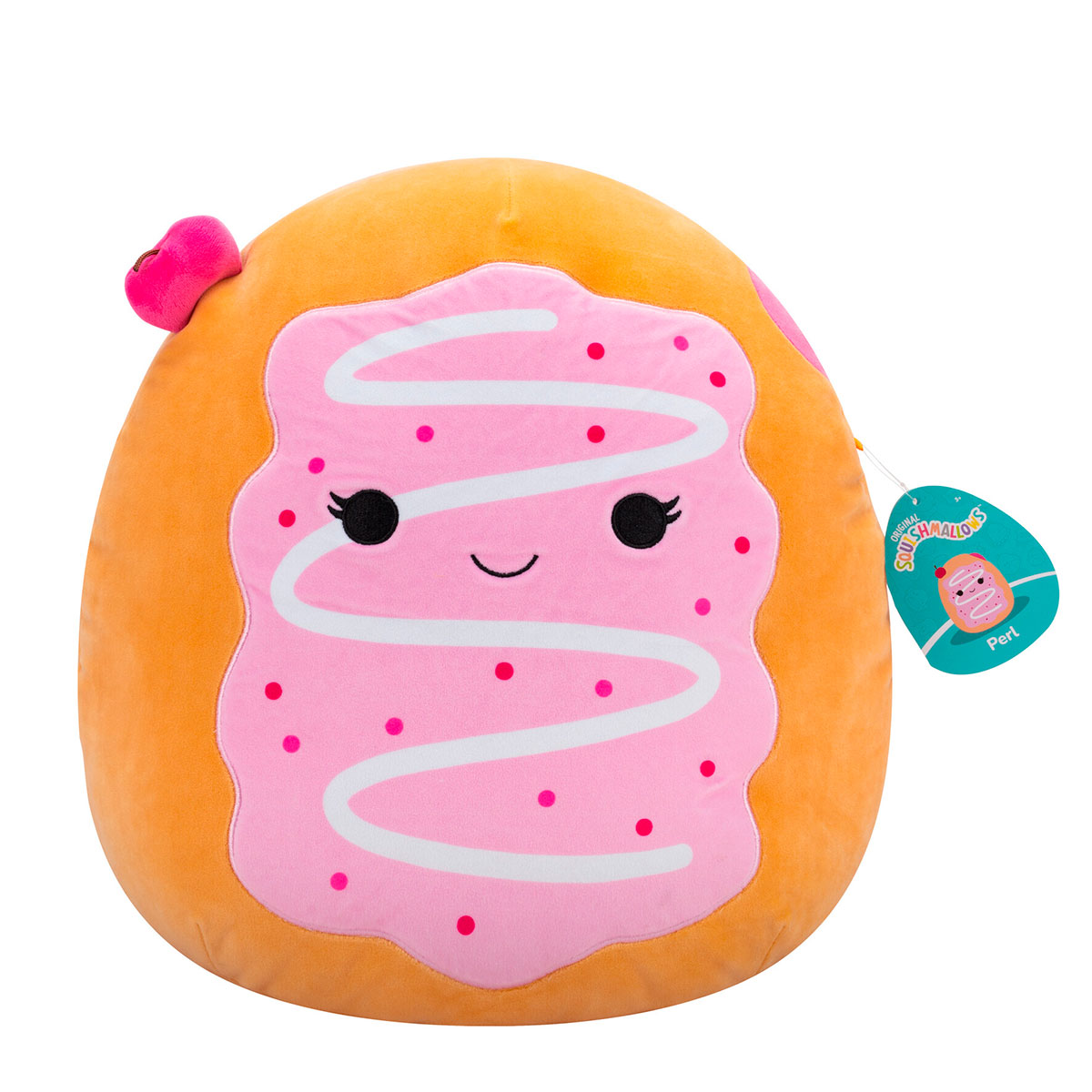 М'яка іграшка Squishmallows — Вишневий пончик Перл (Cherry Donut Pearl) — 36 cm — превʼю 7