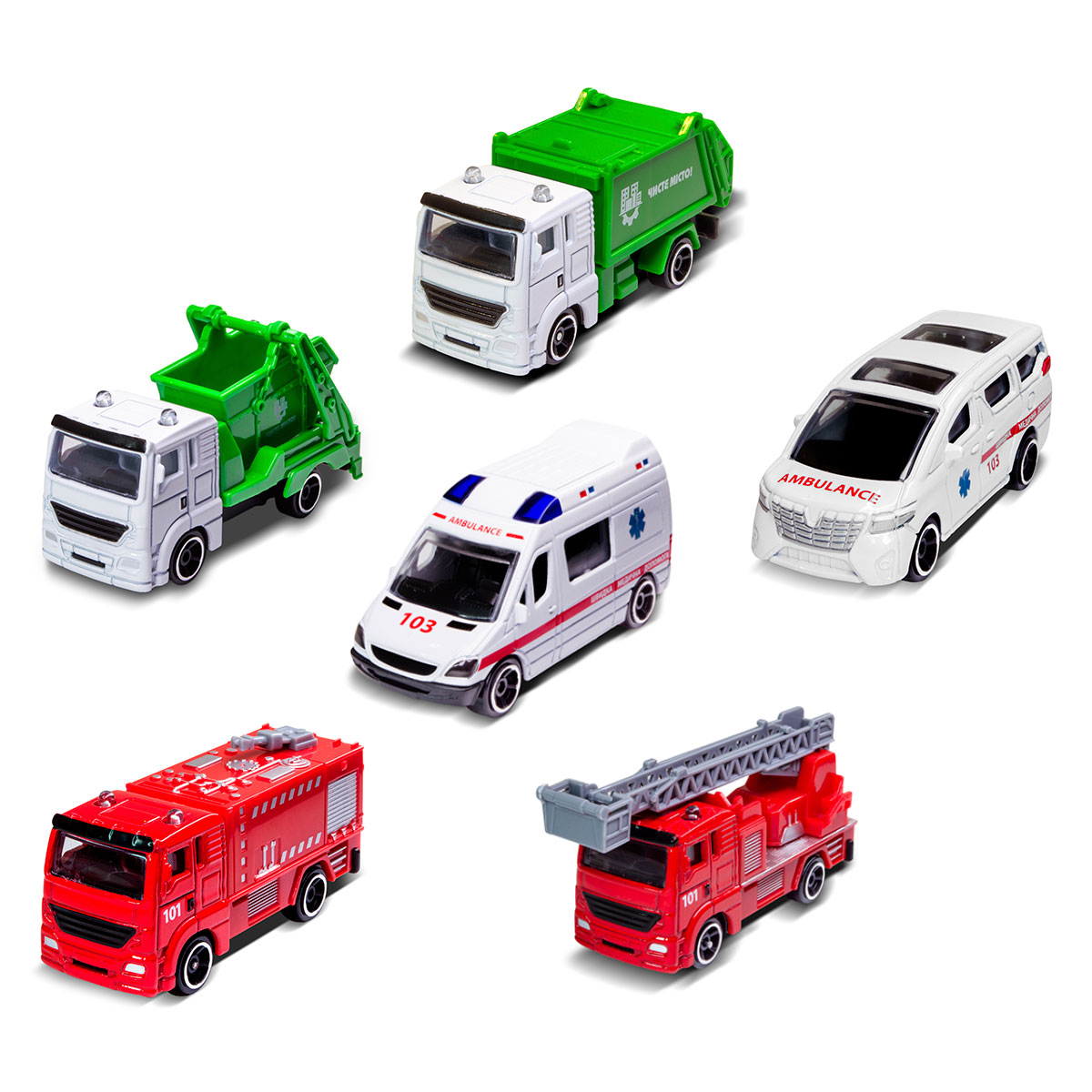 Машинка ігрова TechnoDrive Міська служба 1:64 — превʼю 11