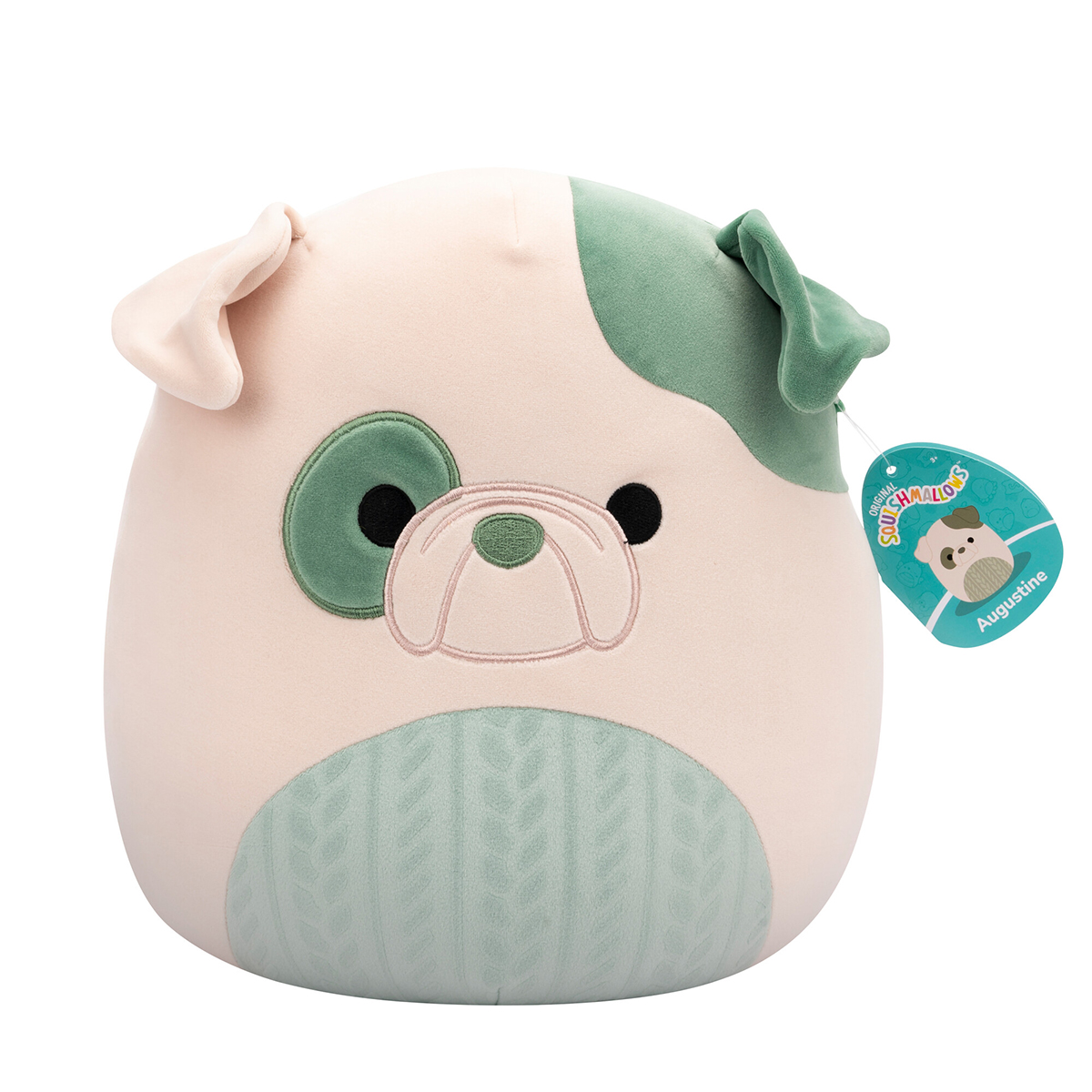 М'яка іграшка Squishmallows – Бульдог Августін (Augustin) – 30 cm — превʼю 7