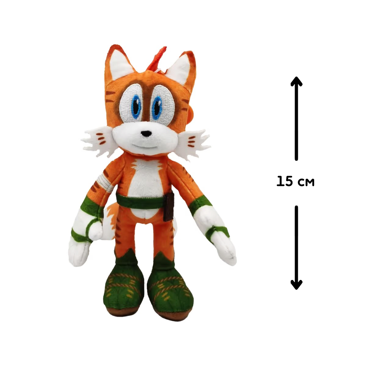М'яка іграшка Sonic Prime – Тейлз (Tails) – на кліпсі — превʼю 2
