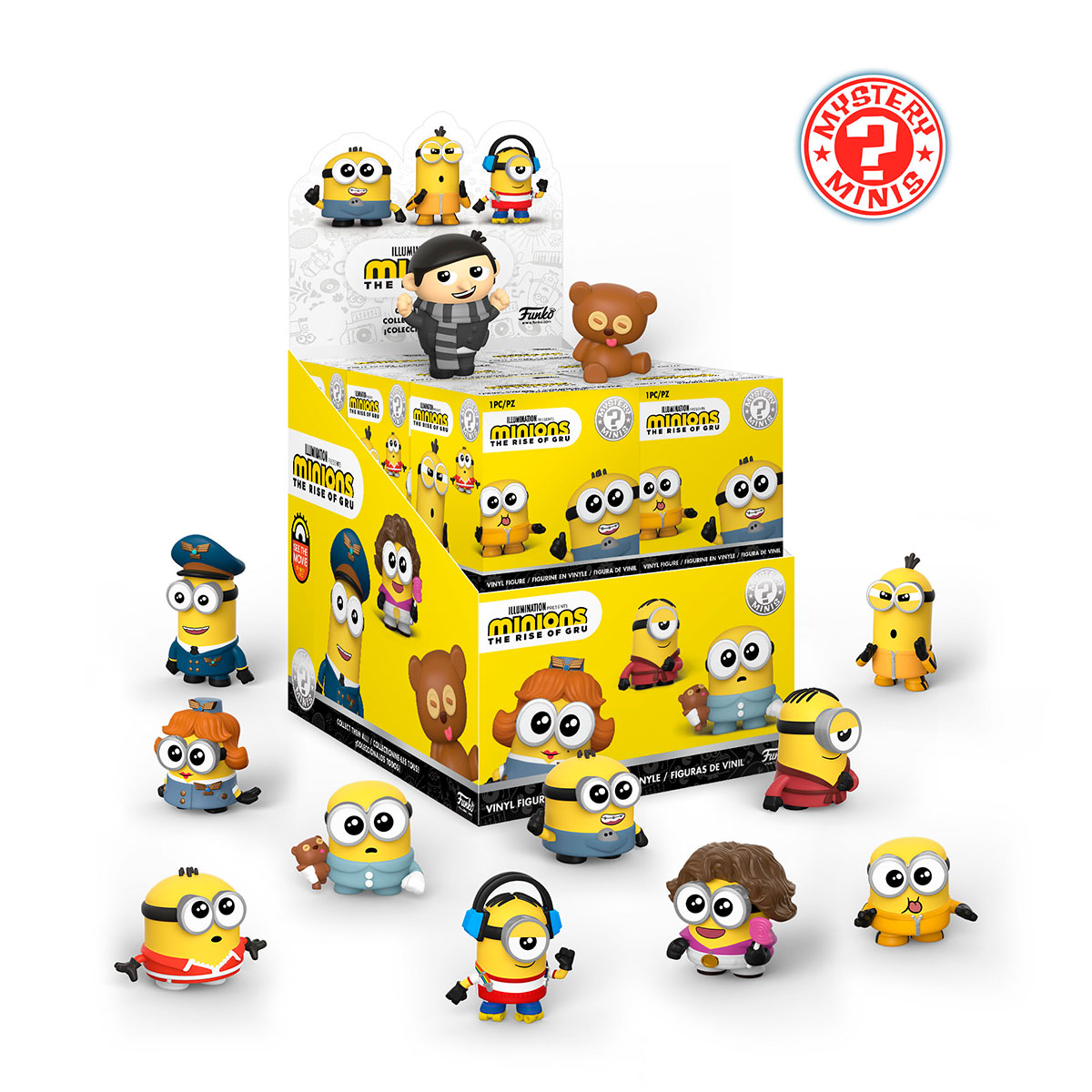 Колекційна ігрова фігурка Minions 2 Посіпаки - Funko Mystery Minis Різнокольорова — превʼю 3