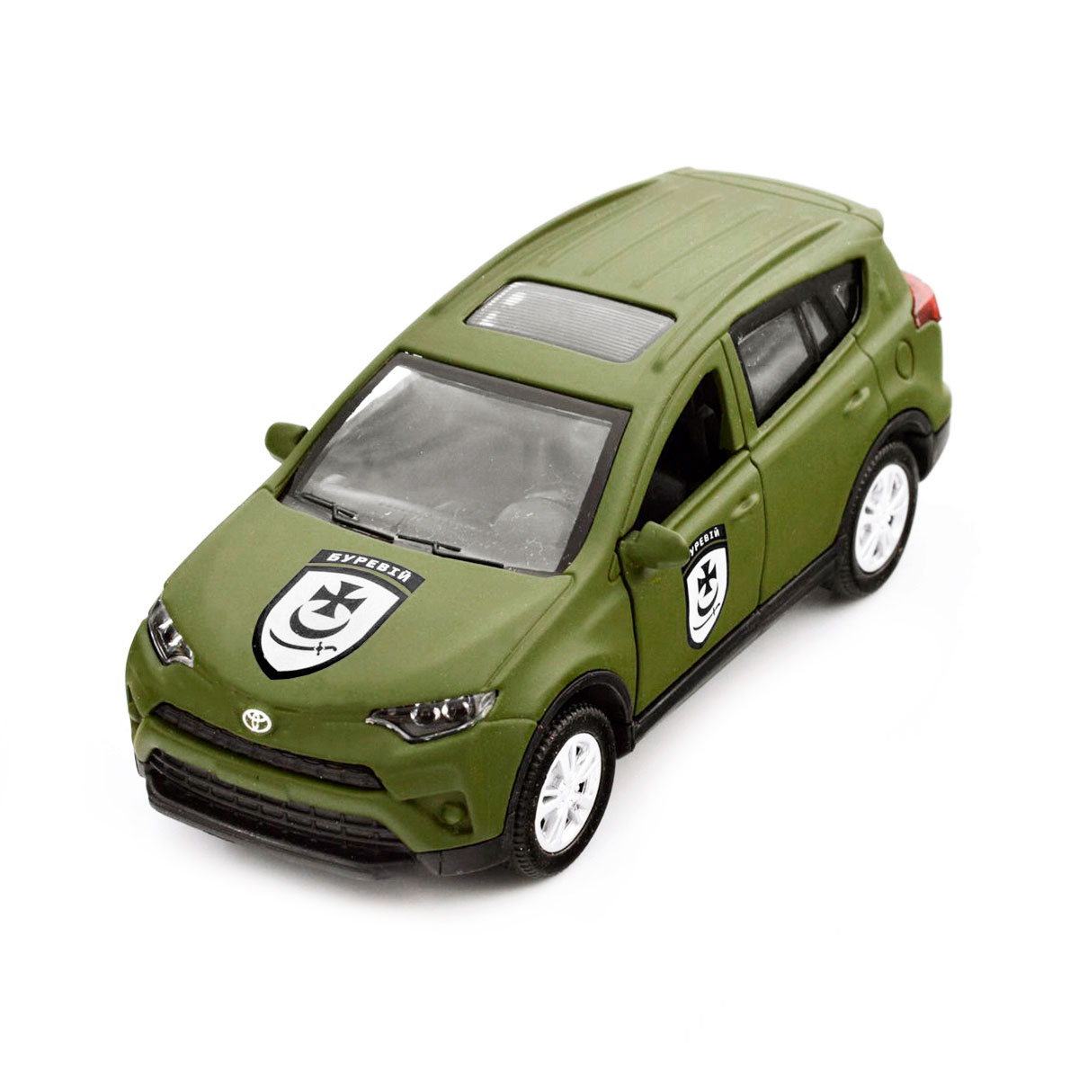 Автомодель Toyota RAV4 Буревій TechnoDrive 1:40 Шеврони Героїв металева