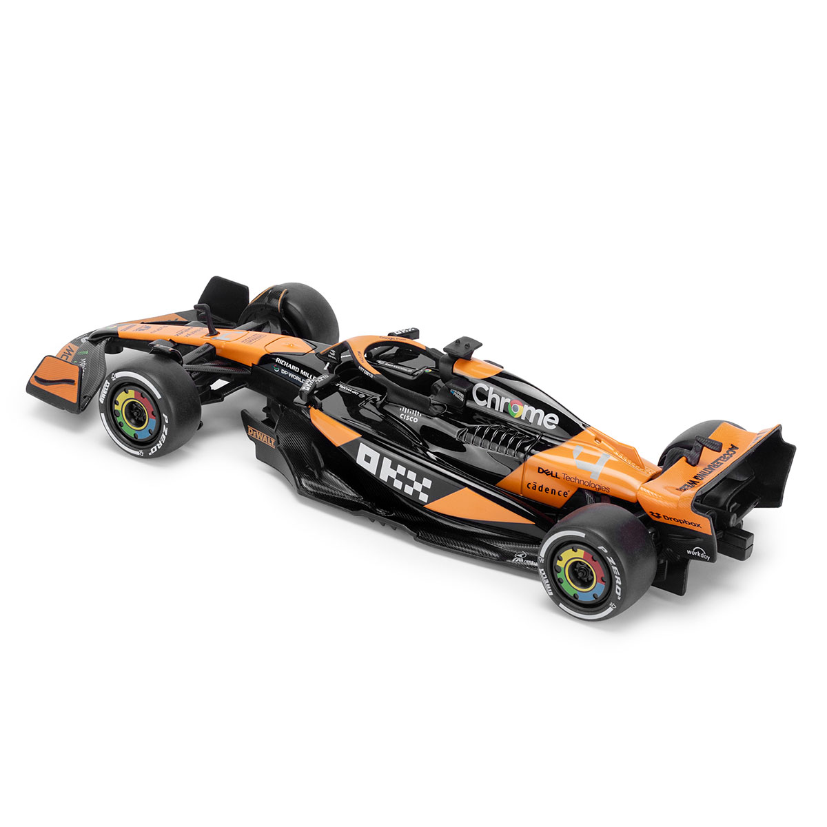 Колекційна автомодель McLaren F1 2024 Techno Drive 1:18 металева Помаранчева — превʼю 10