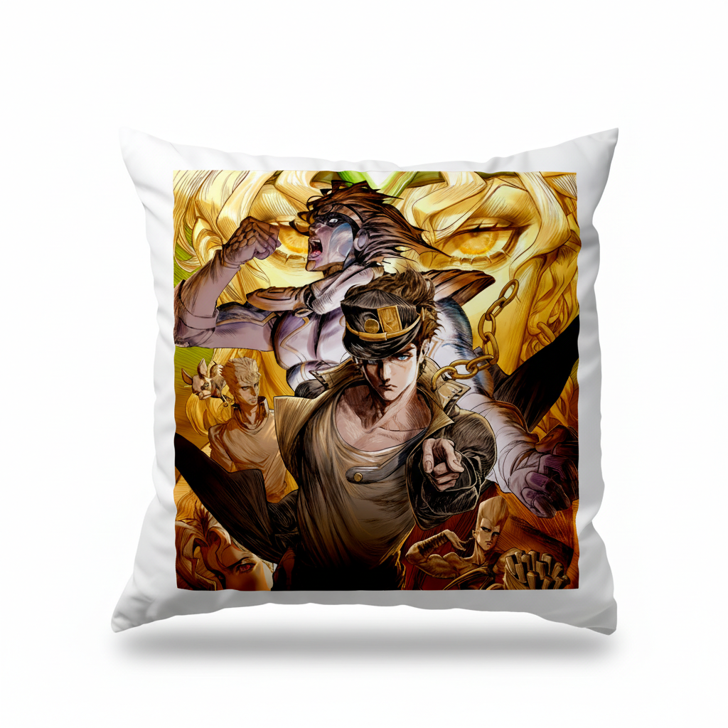 Подушка Неймовірні пригоди ДжоДжо JoJo s Bizarre Adventure 35х35 см